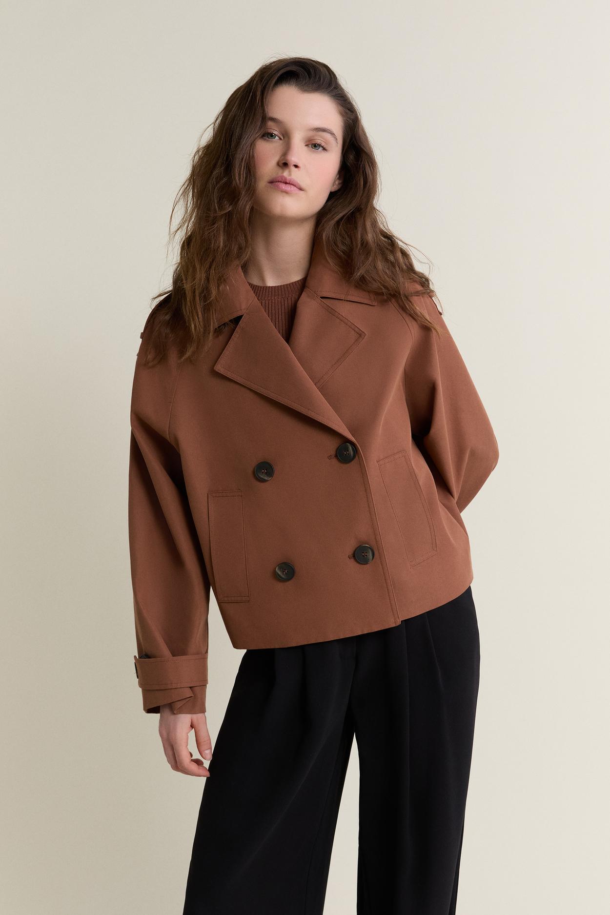 Trench court - Mina - XL - Brown - Femme - Etam