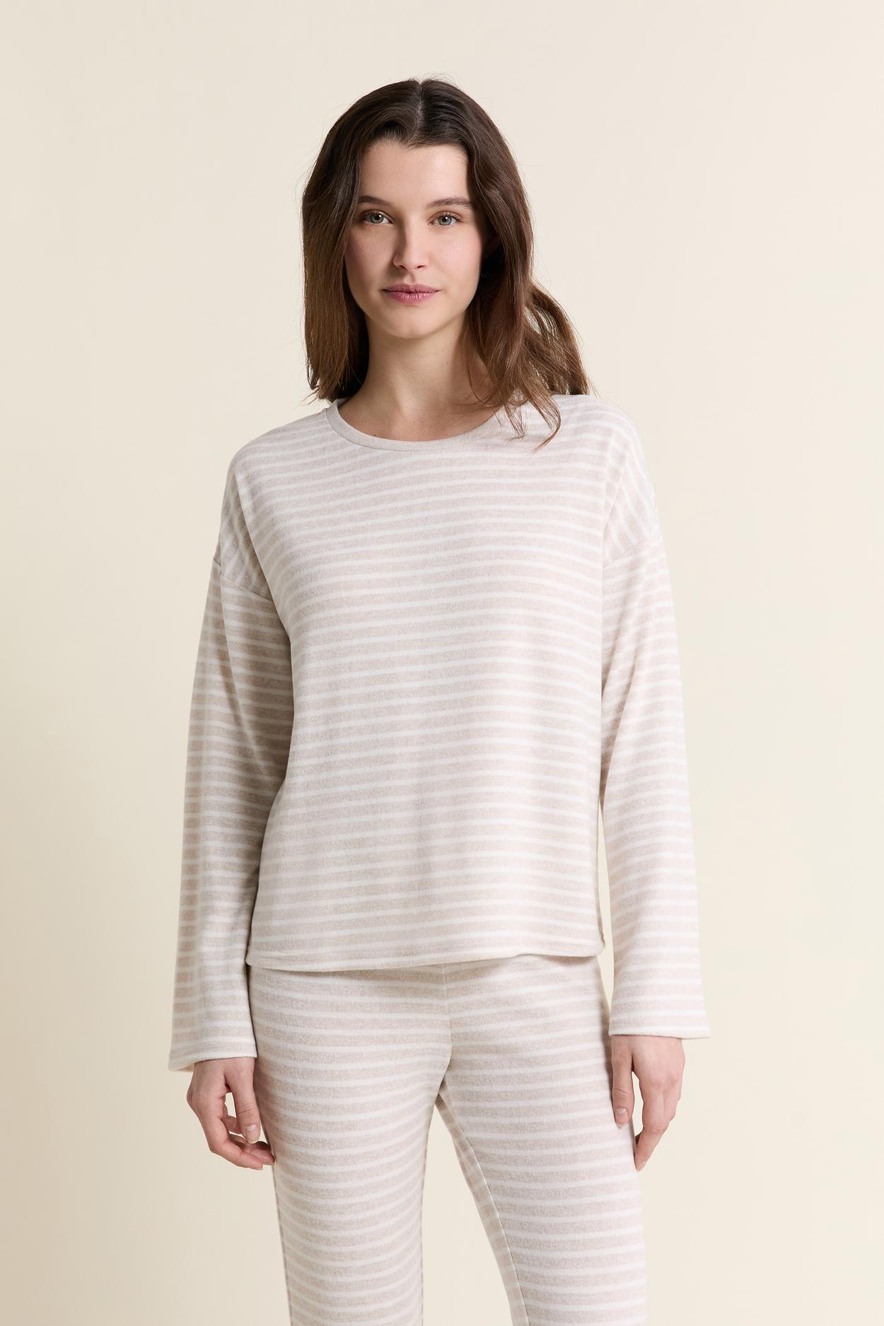 Bluza piżamowa w paski