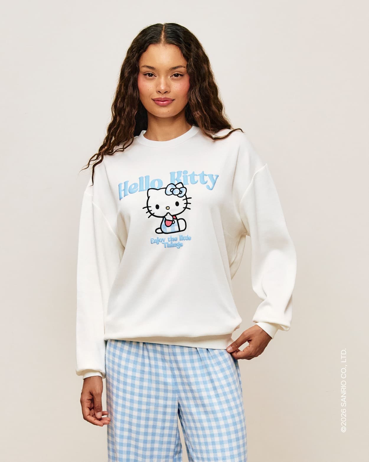 Hello Kitty sweatshirt en broekset - S - Undiz
