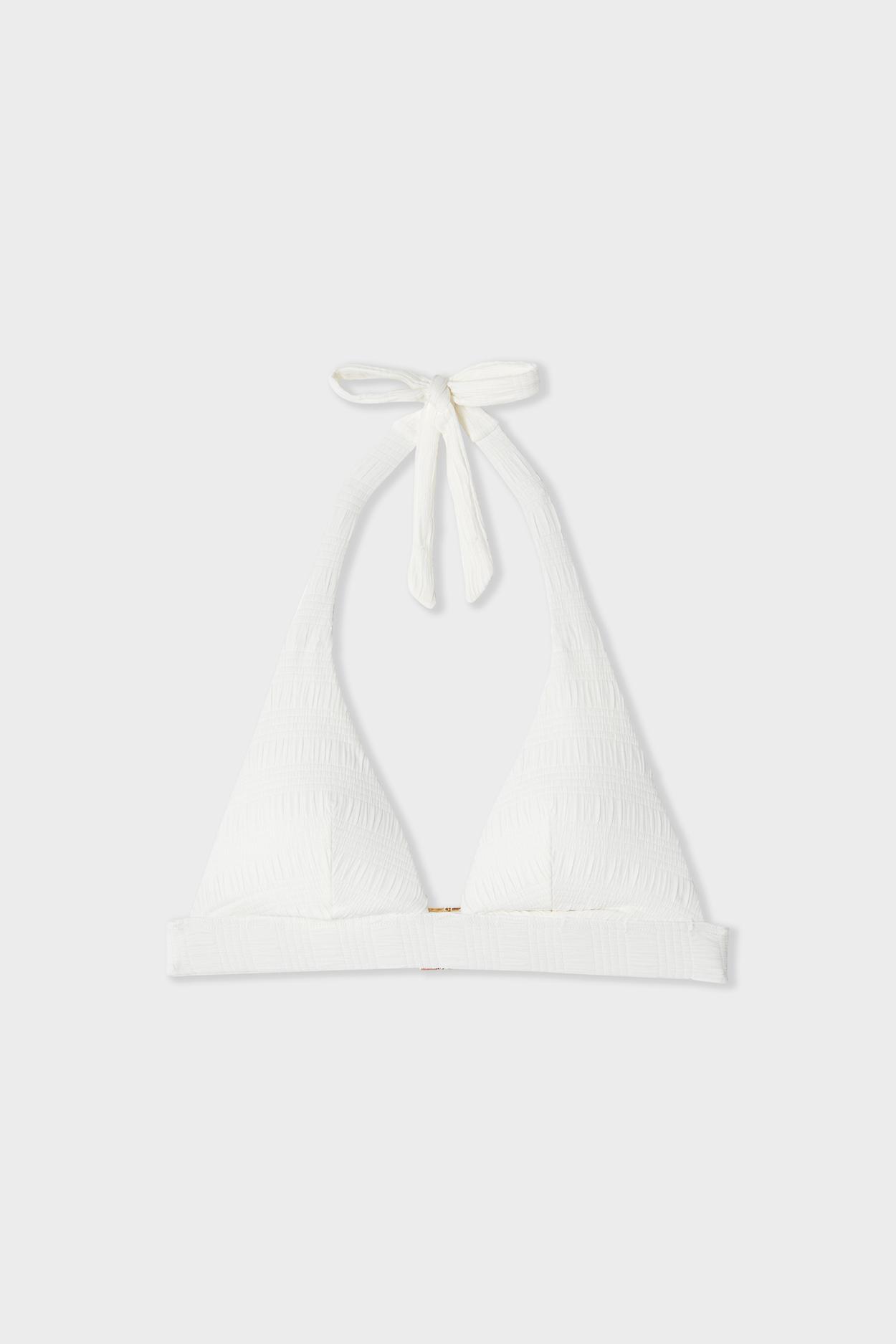 Góra od bikini trójkątna do wiązania