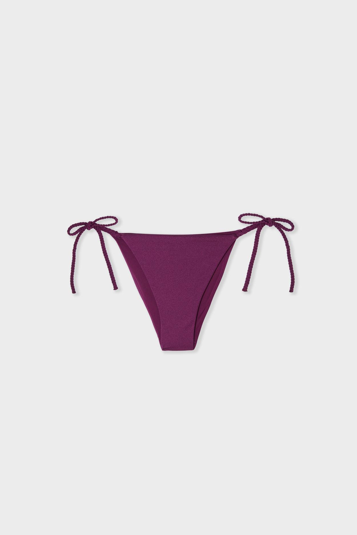 Dół od bikini opalizujący wiązany