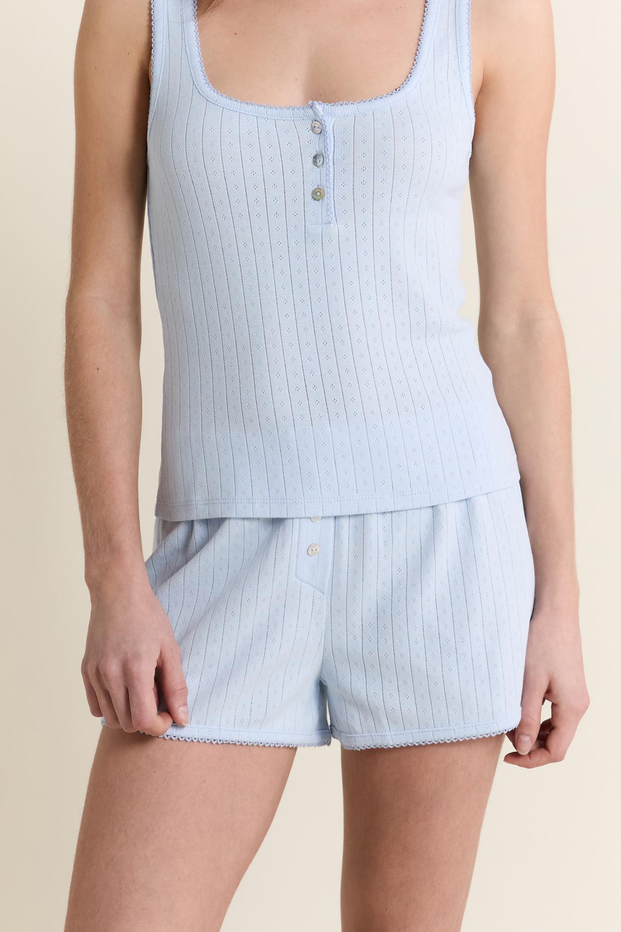 Szorty piżamowe z bawełny