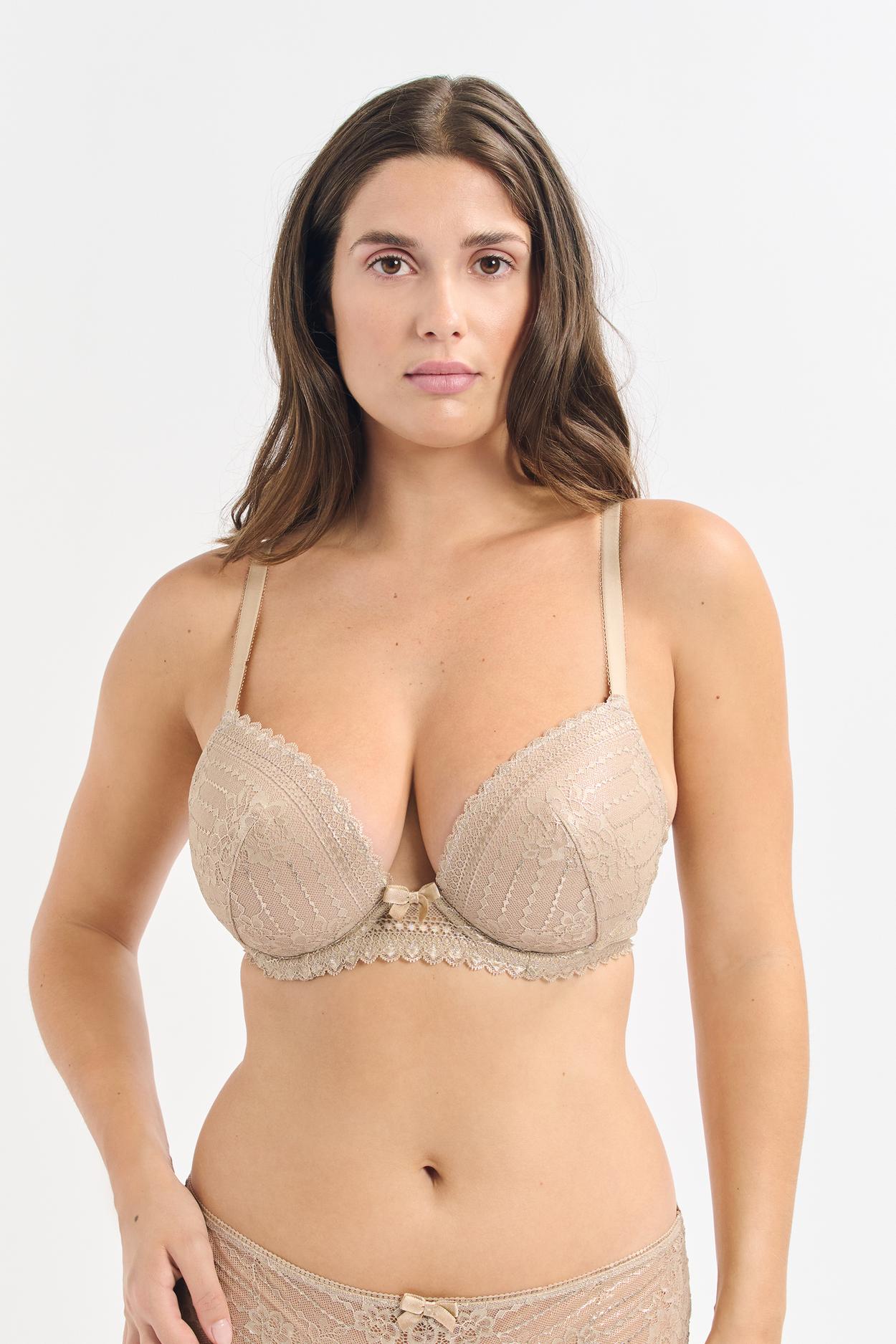 Biustonosz nr 5 - Lekkie wypełnienie z głębokim dekoltem