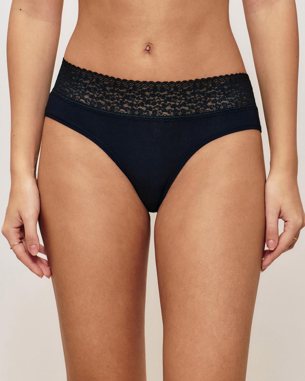 Cheeky avec dentelle - Noir - M - Undiz