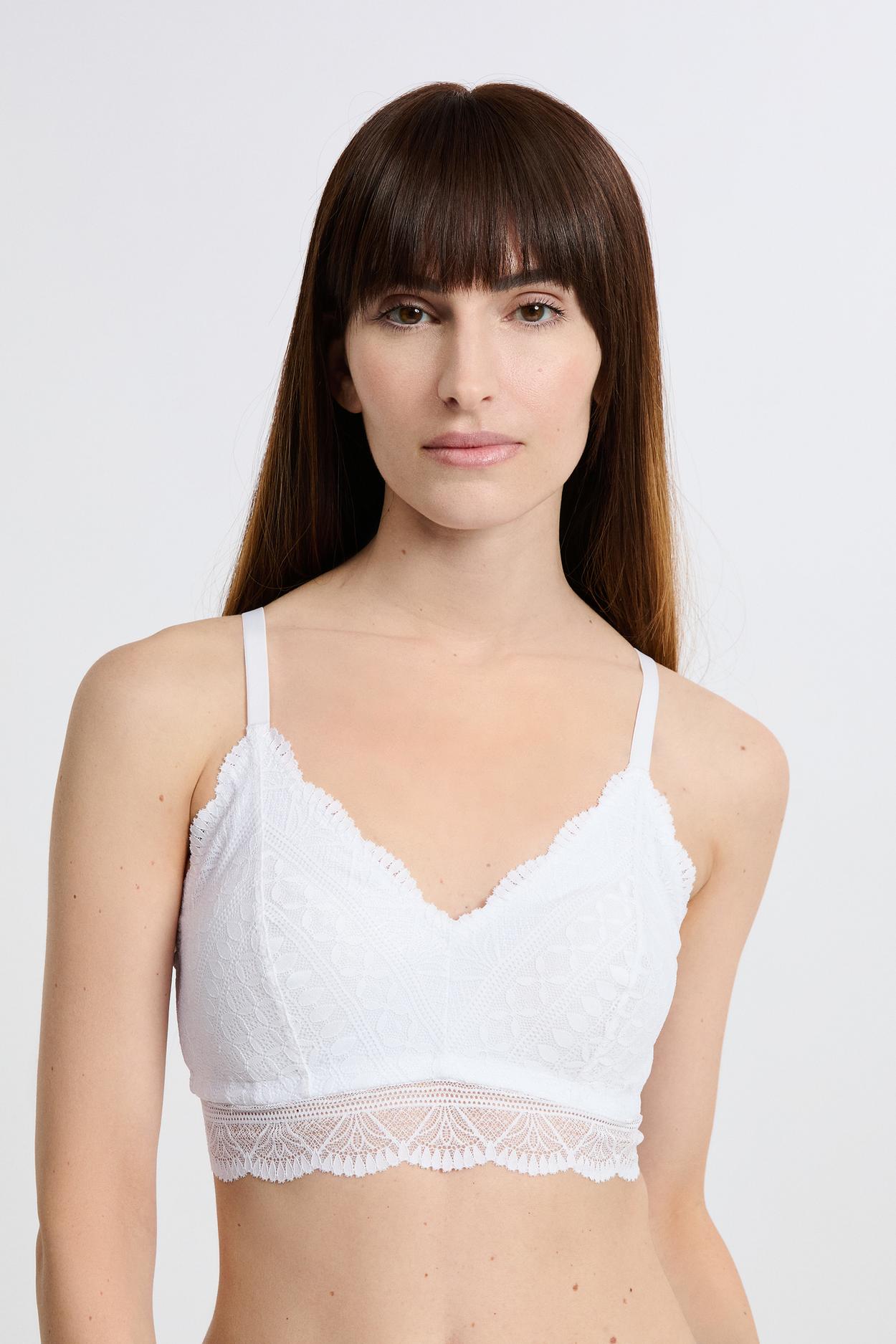 Biustonosz trójkątny bez fiszbin po mastektomii