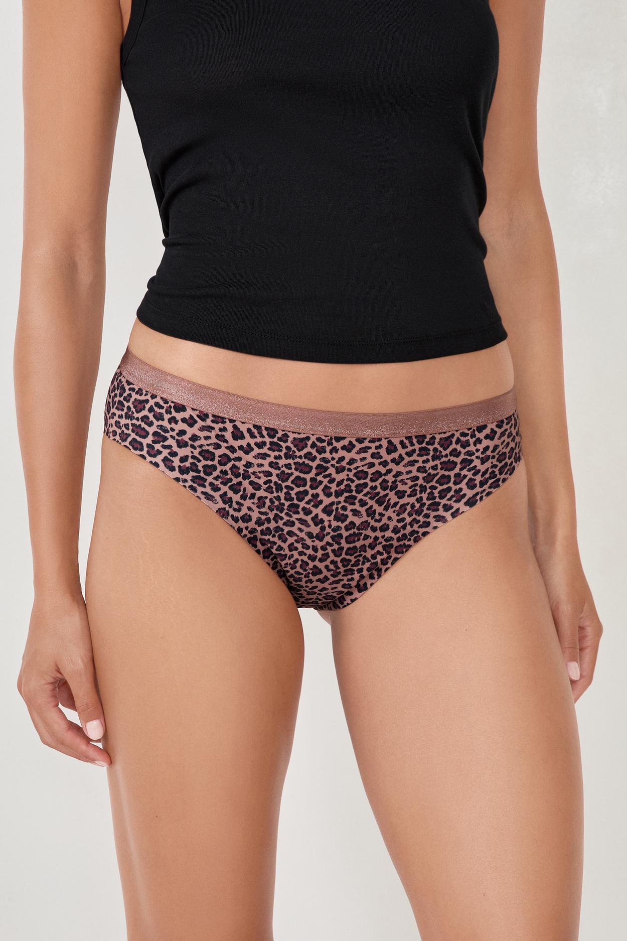 Majtki menstruacyjne z motywem lamparta - Obfite krwawienie