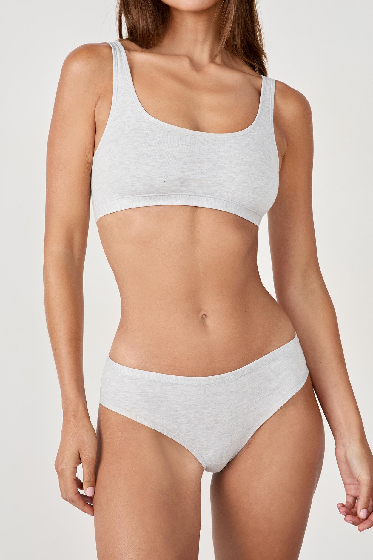 Hipstery z elastycznej bawełny organicznej