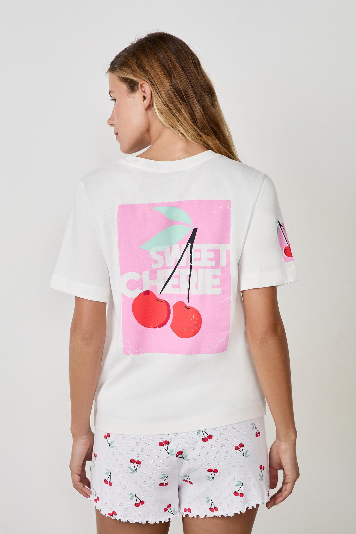 T-shirt z krótkim rękawem z bawełny 
