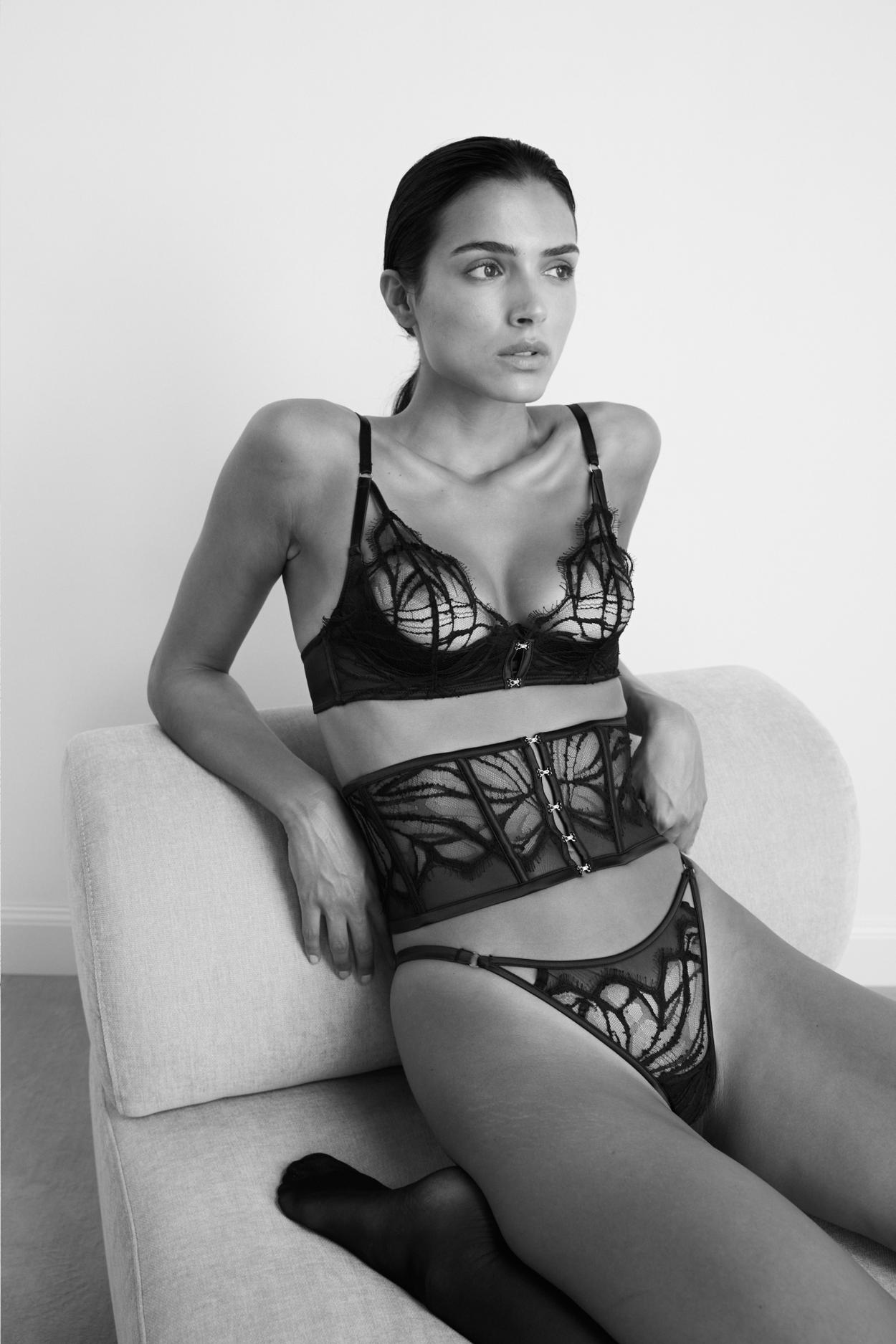 Pas na talię z koronki