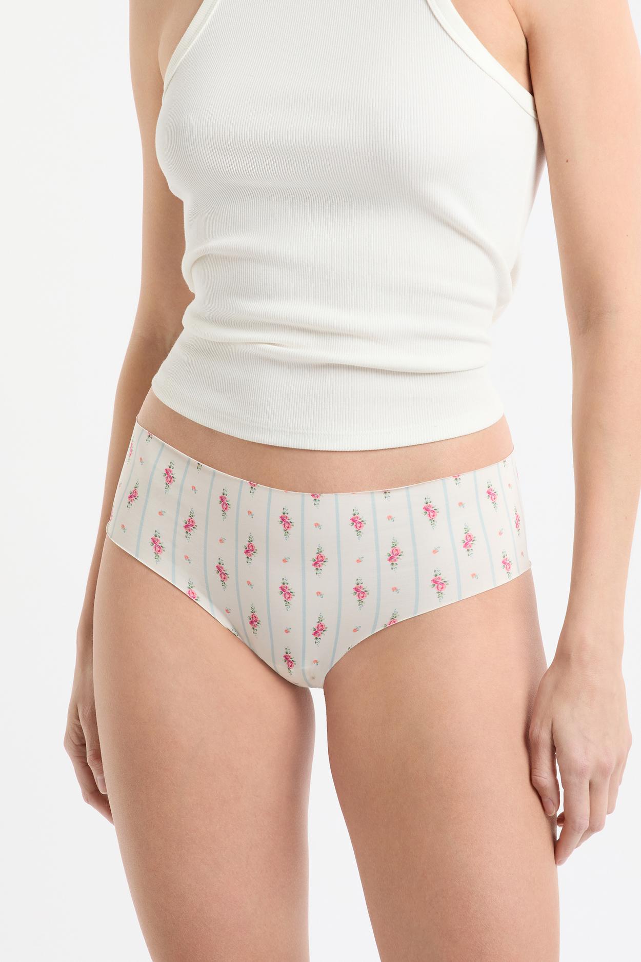 Hipster z mikrofibry bez szwów we wzory