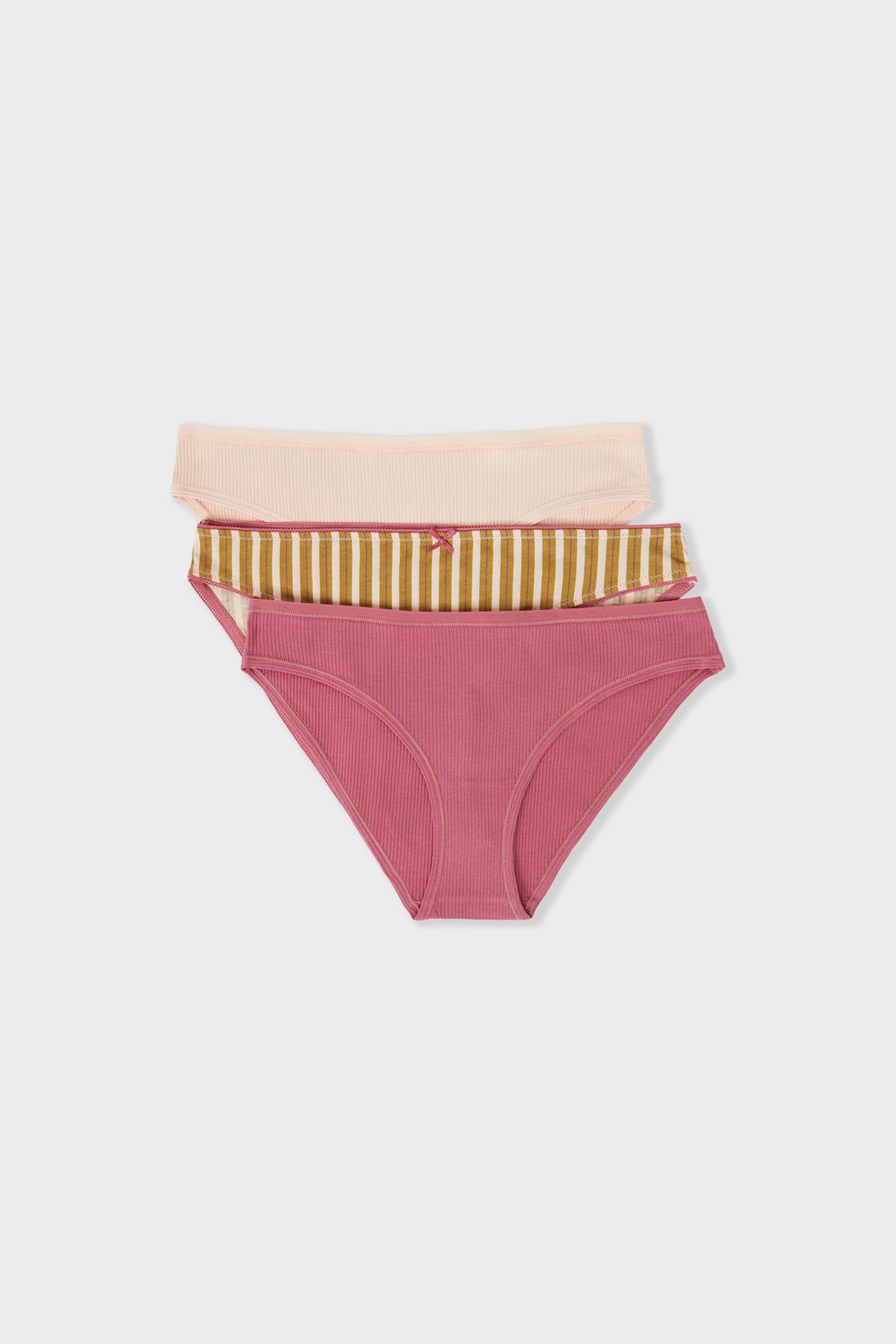 Zestaw 3 par majtek z bawełny