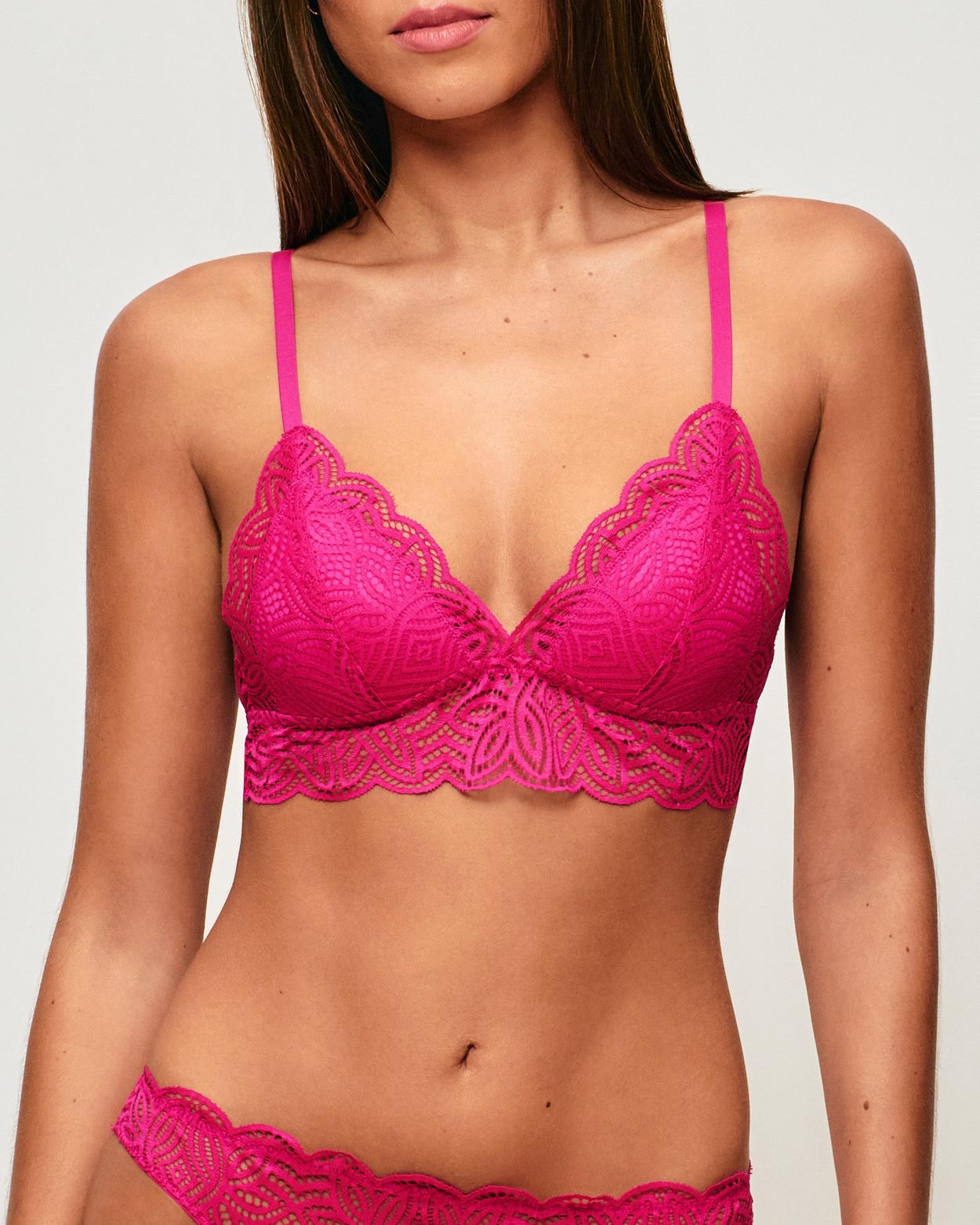 Sujetador triangulo push-up de encaje - S - Undiz