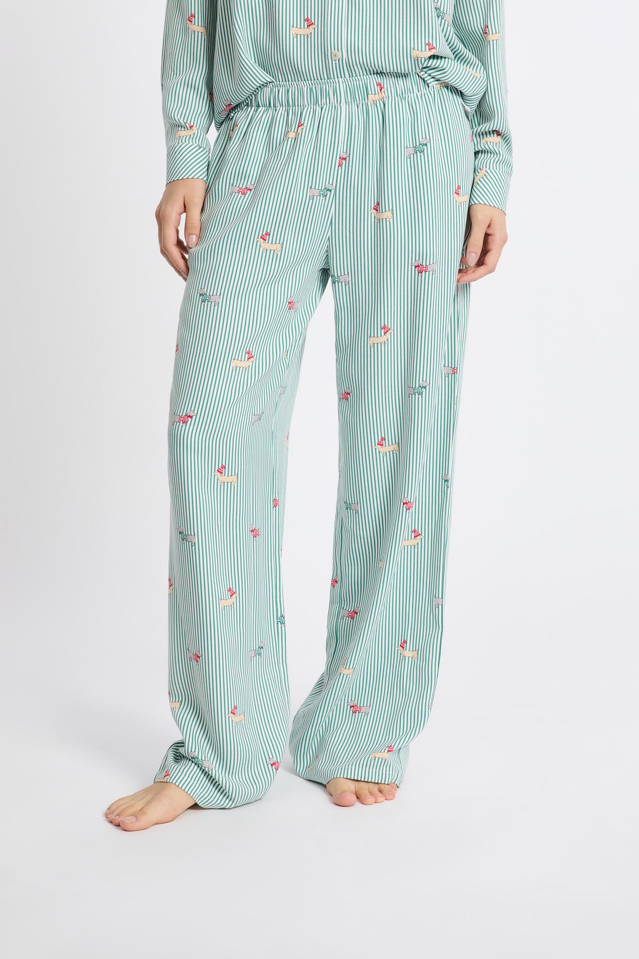 Spodnie piżamowe w jamniki