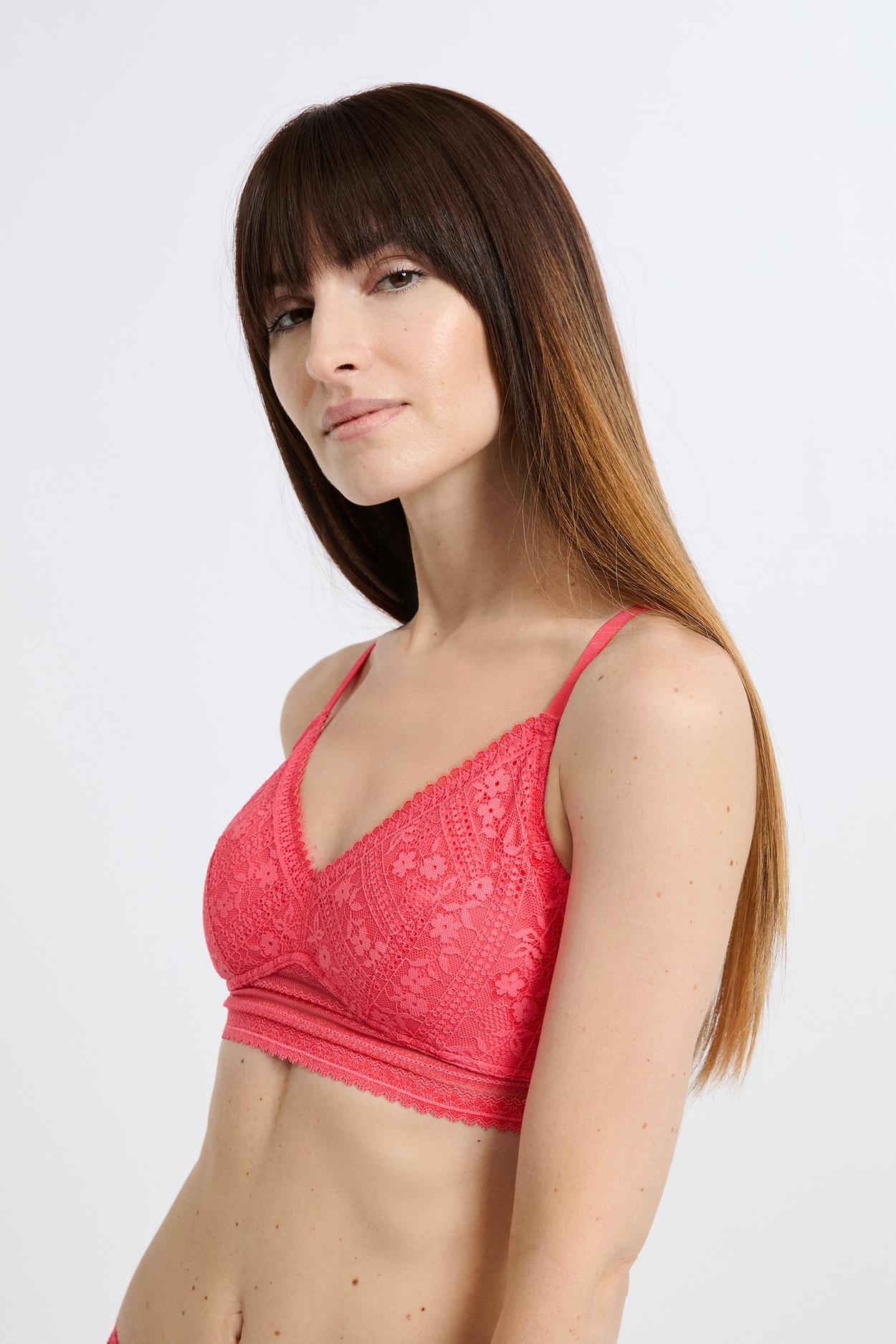 Biustonosz trójkątny bez fiszbinów po mastektomii