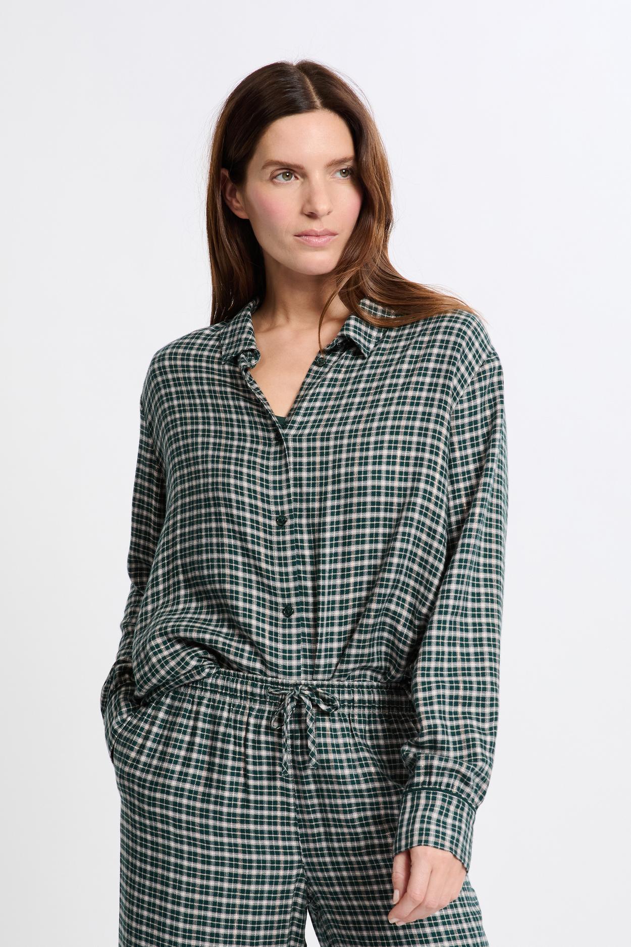 Koszula piżamowa w kratę