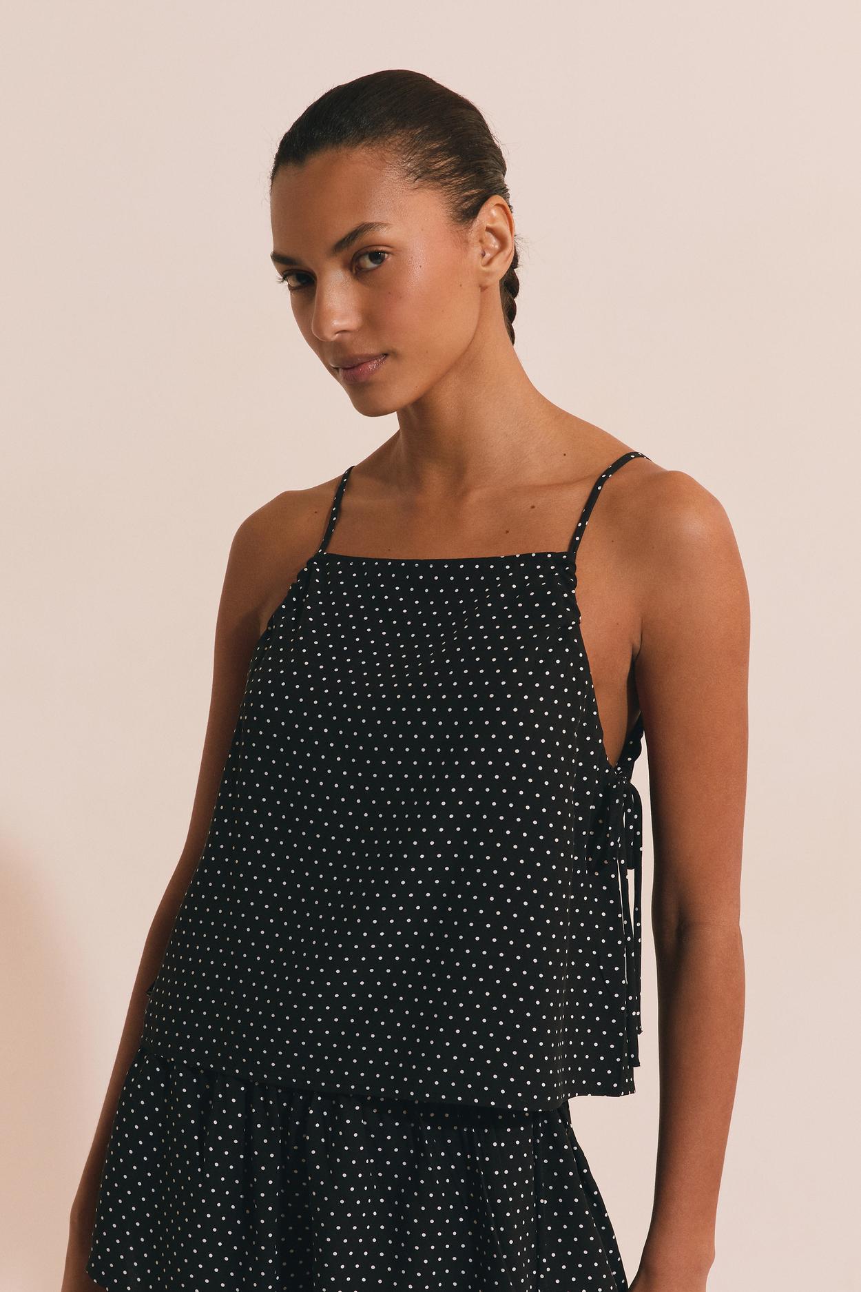 Szorty piżamowe w kropki