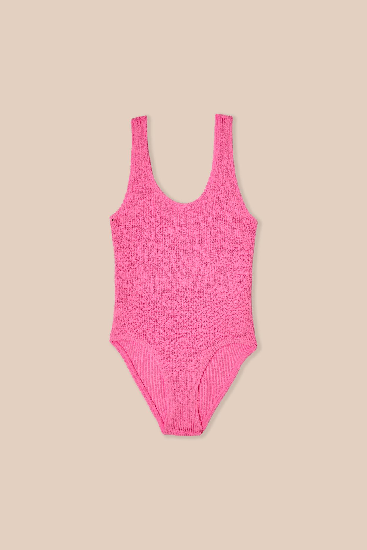 Jednoczęściowy kostium kąpielowy z elastycznego materiału