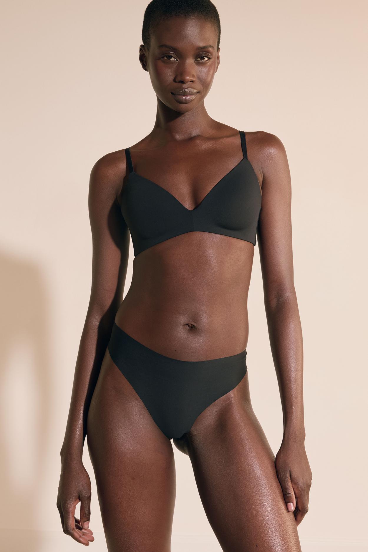 Tangi high leg z mikrofibry