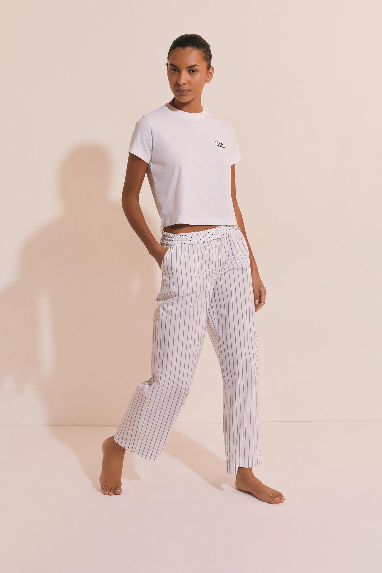 Spodnie piżamowe w paski