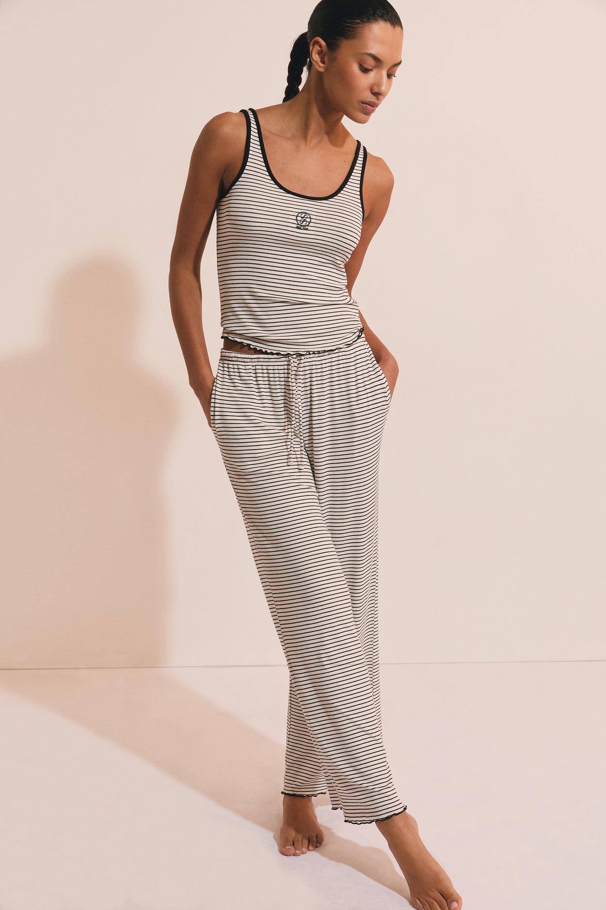 Spodnie piżamowe w paski