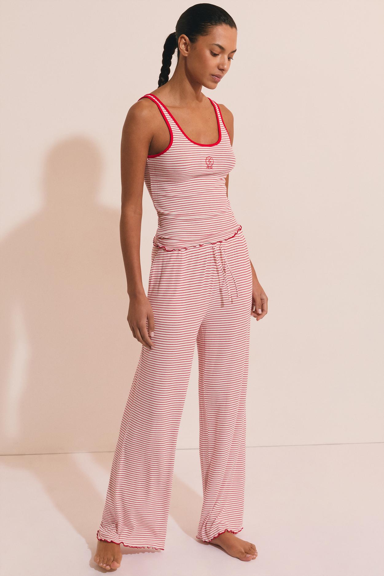 Spodnie piżamowe w paski