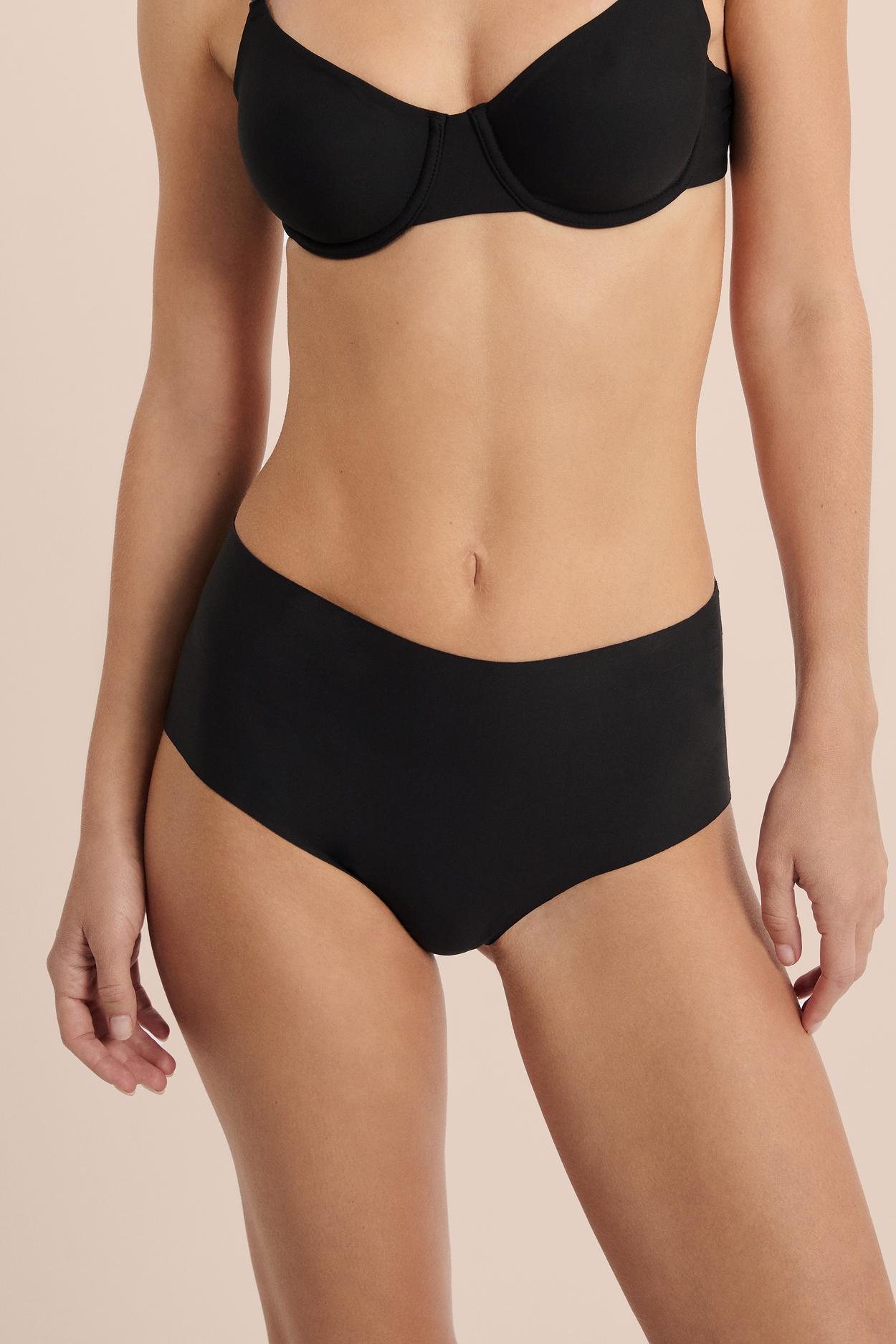 Majtki midi z mikrofibry