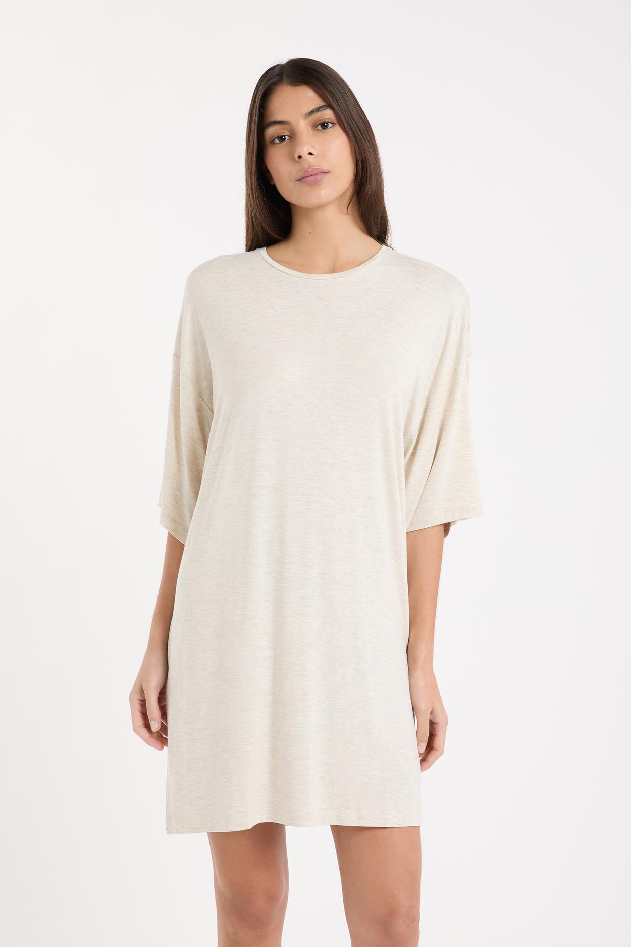 Koszula Nocna z okrągłym dekoltem