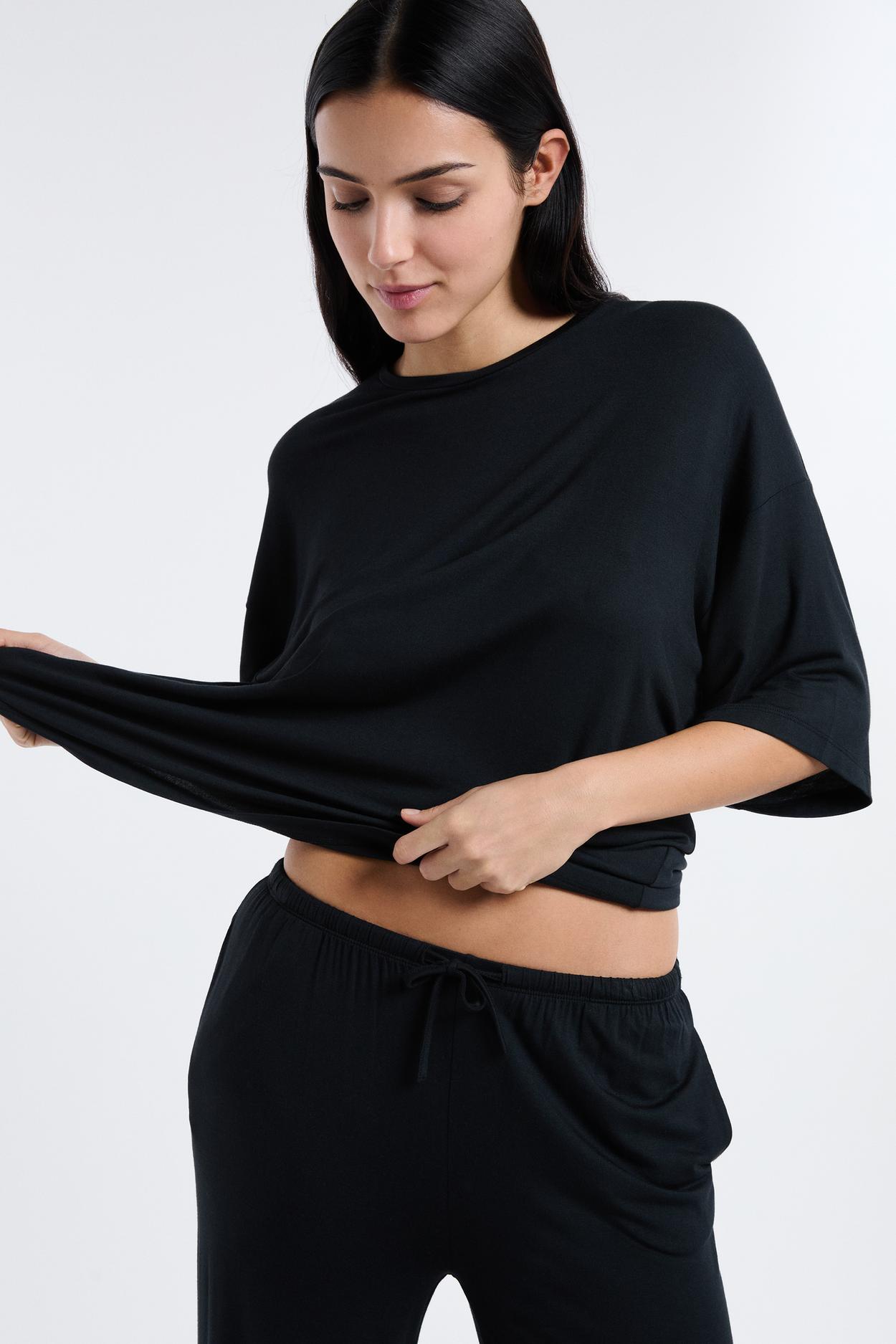 Koszulka piżamowa z modalu