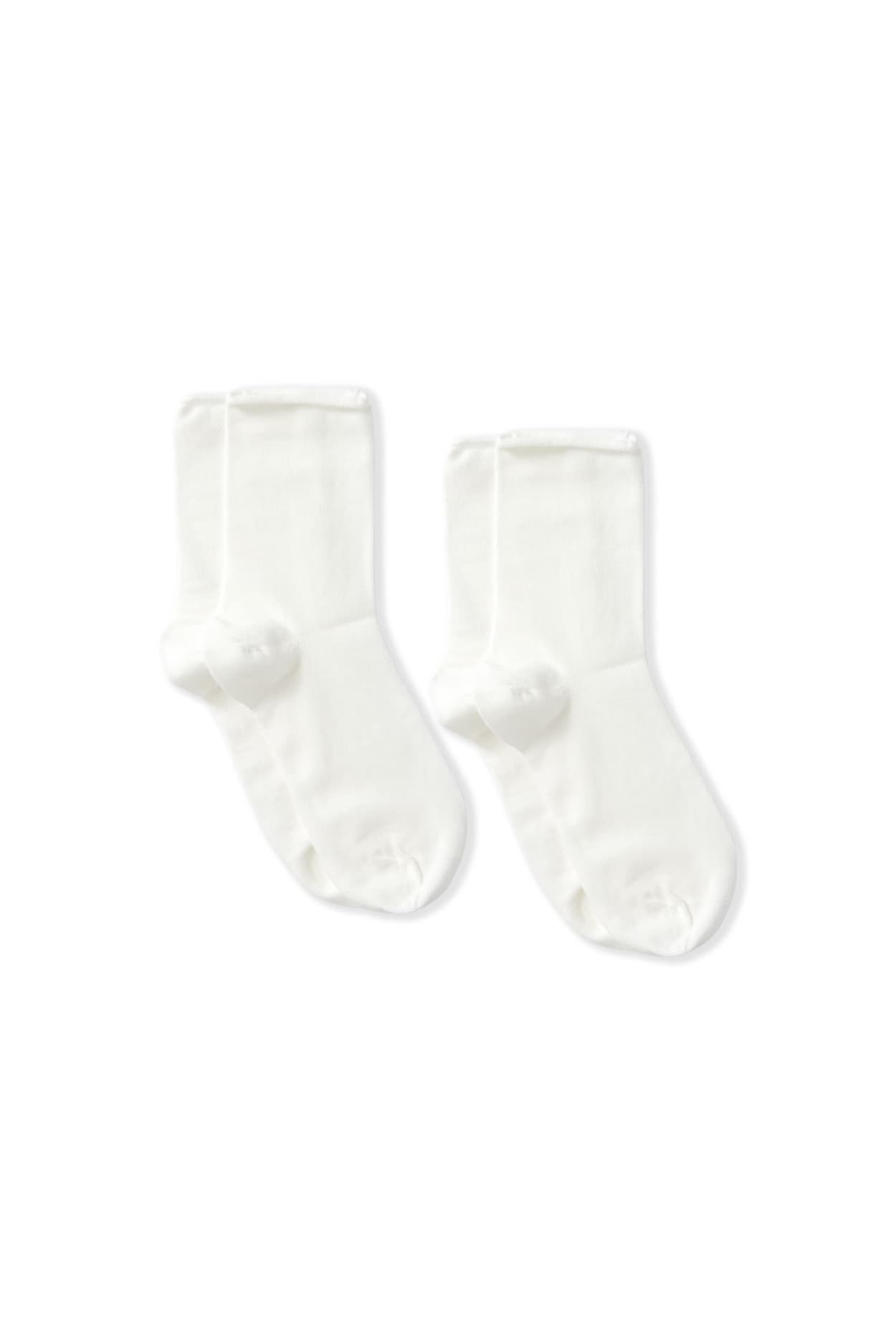 Lot de 2 paires de chaussettes avec coton - Coton Midi Pac - TU - Ecru - Femme - Etam