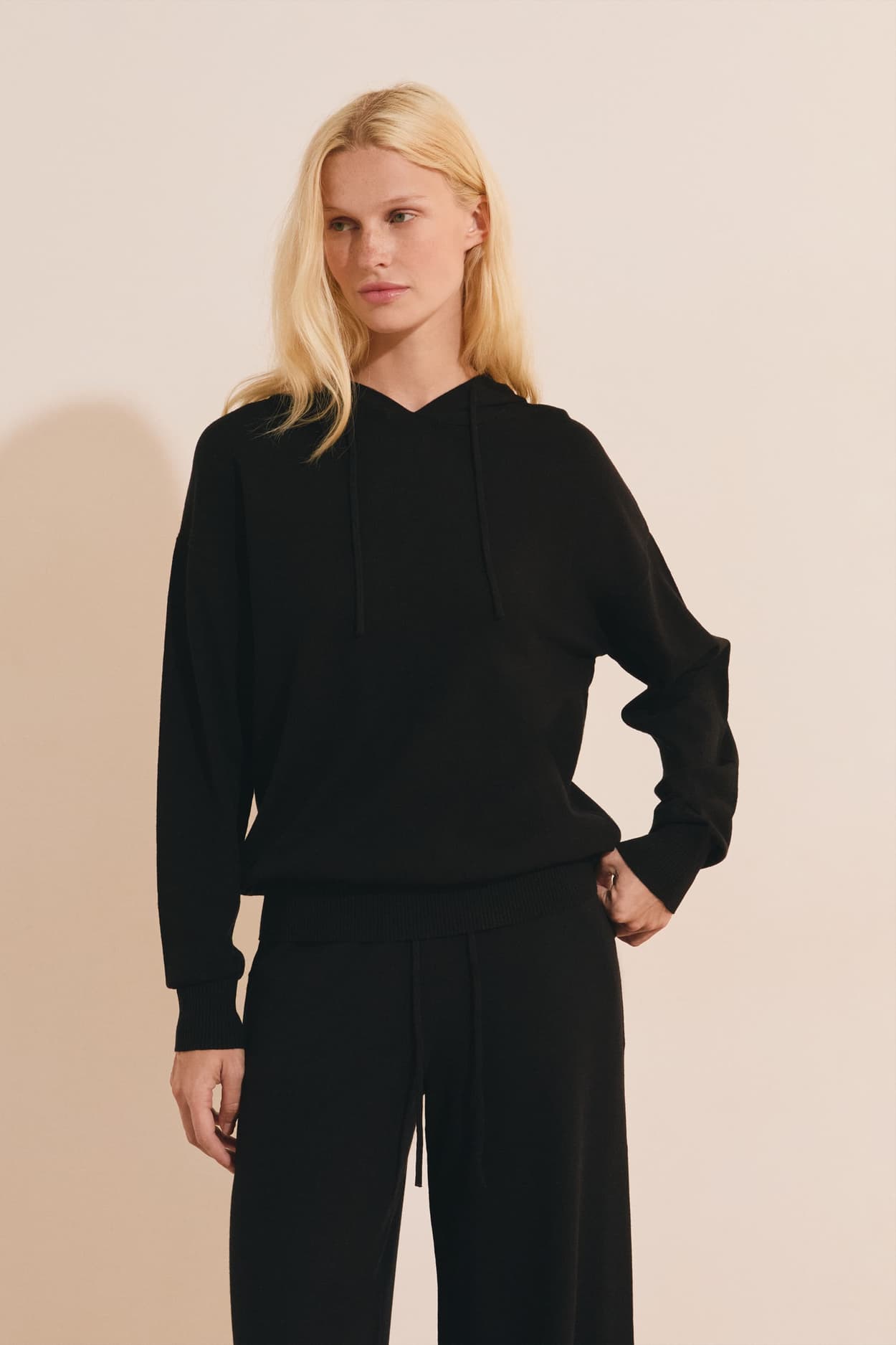 Pull à capuche - Briela - L - Noir - Femme - Etam