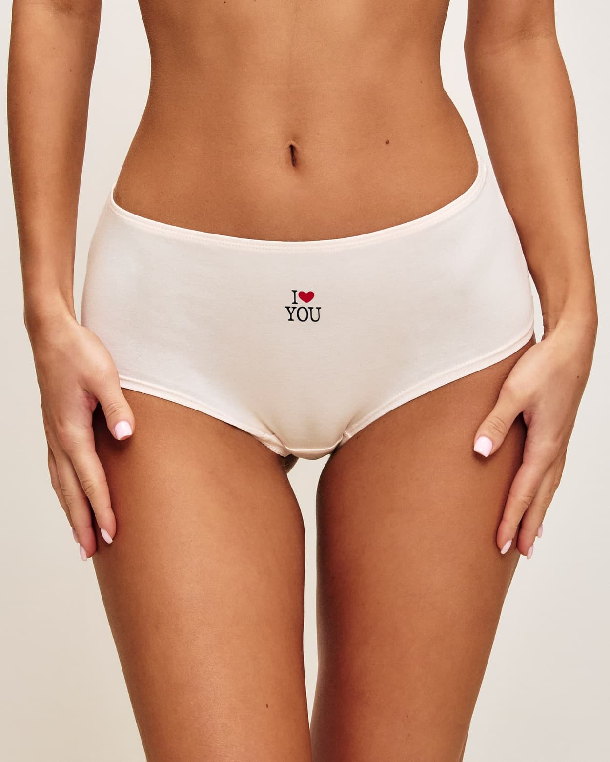 Lote de 3 shortys de algodón con tema de amor - XS - Undiz