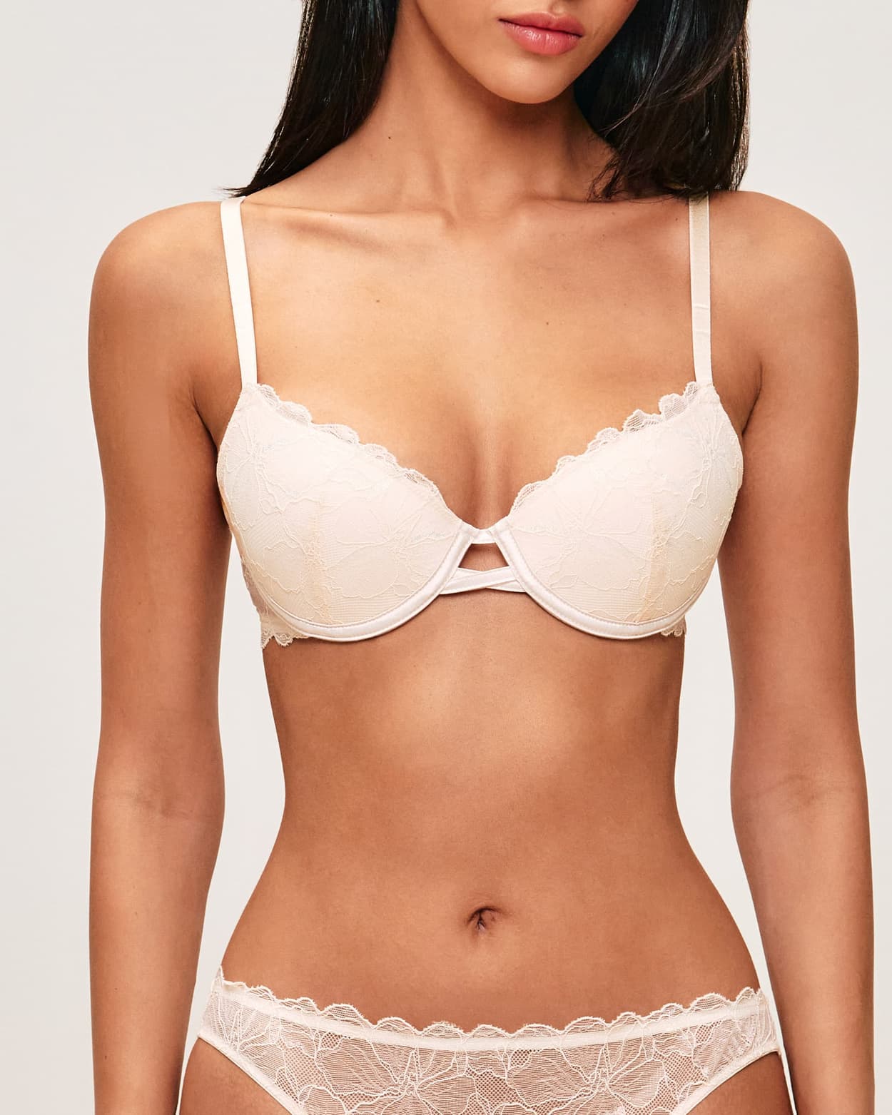Floral kant push-up beha - 80C - Undiz