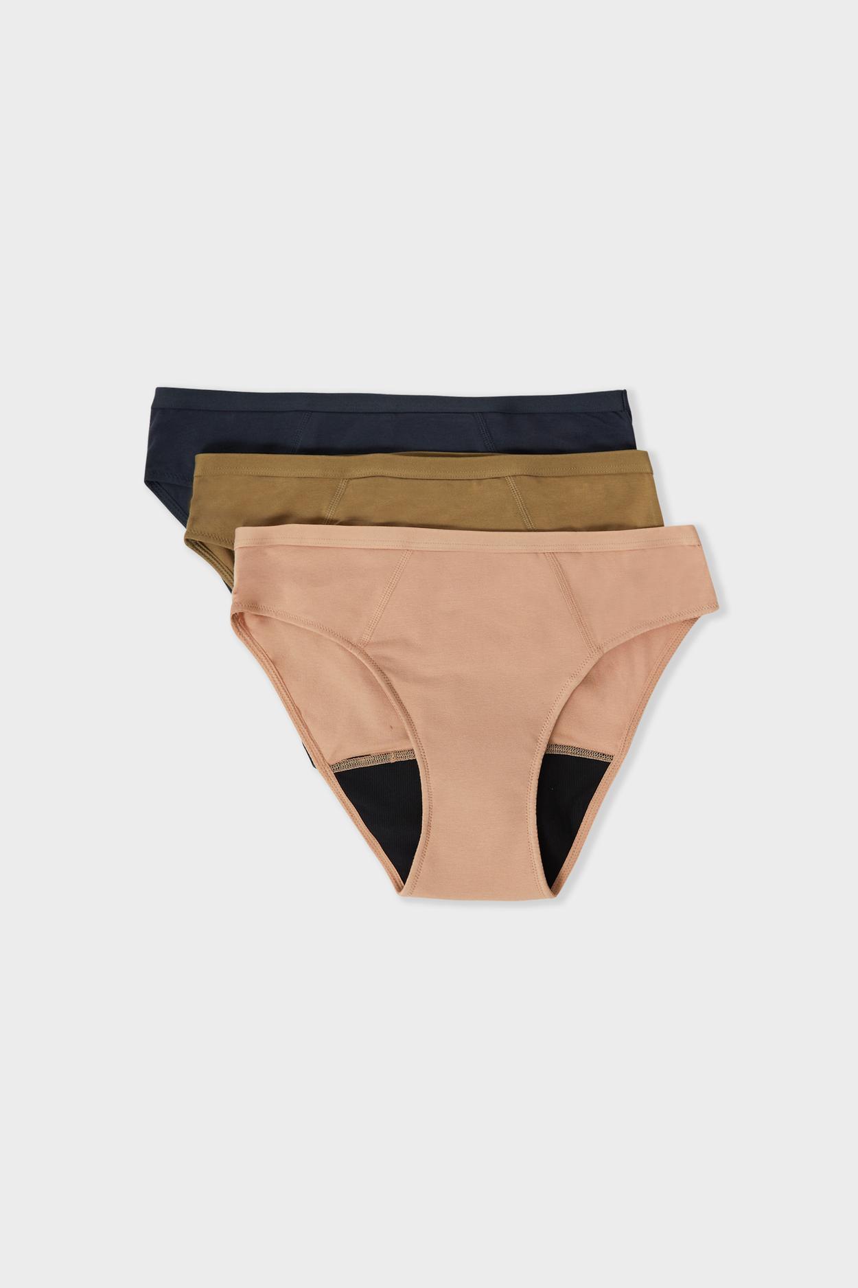 Obfite krwawienie -zestaw 3 majtek menstruacyjnych