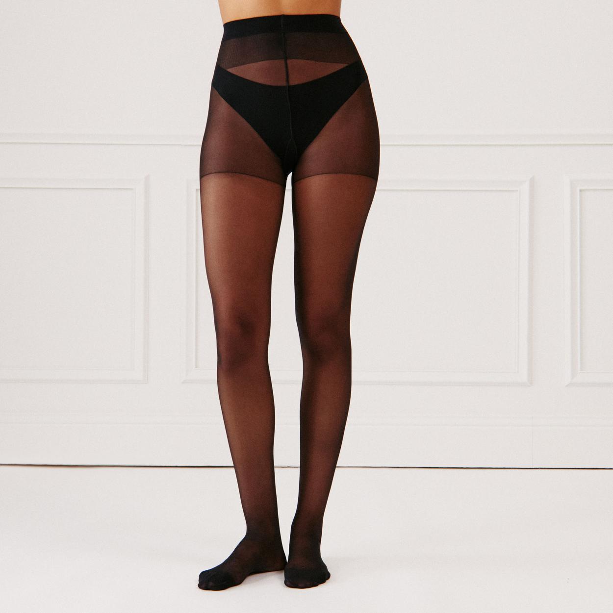 Panty voile 20 denier - XL - Undiz
