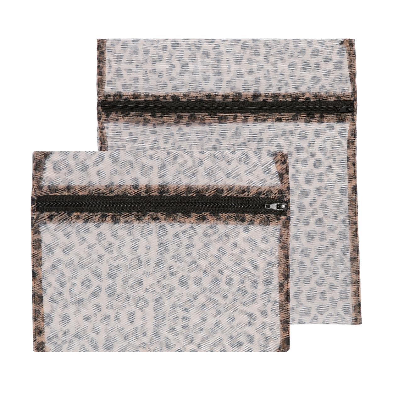 Pack of 2 leopard print laundry bags - TU - Undiz