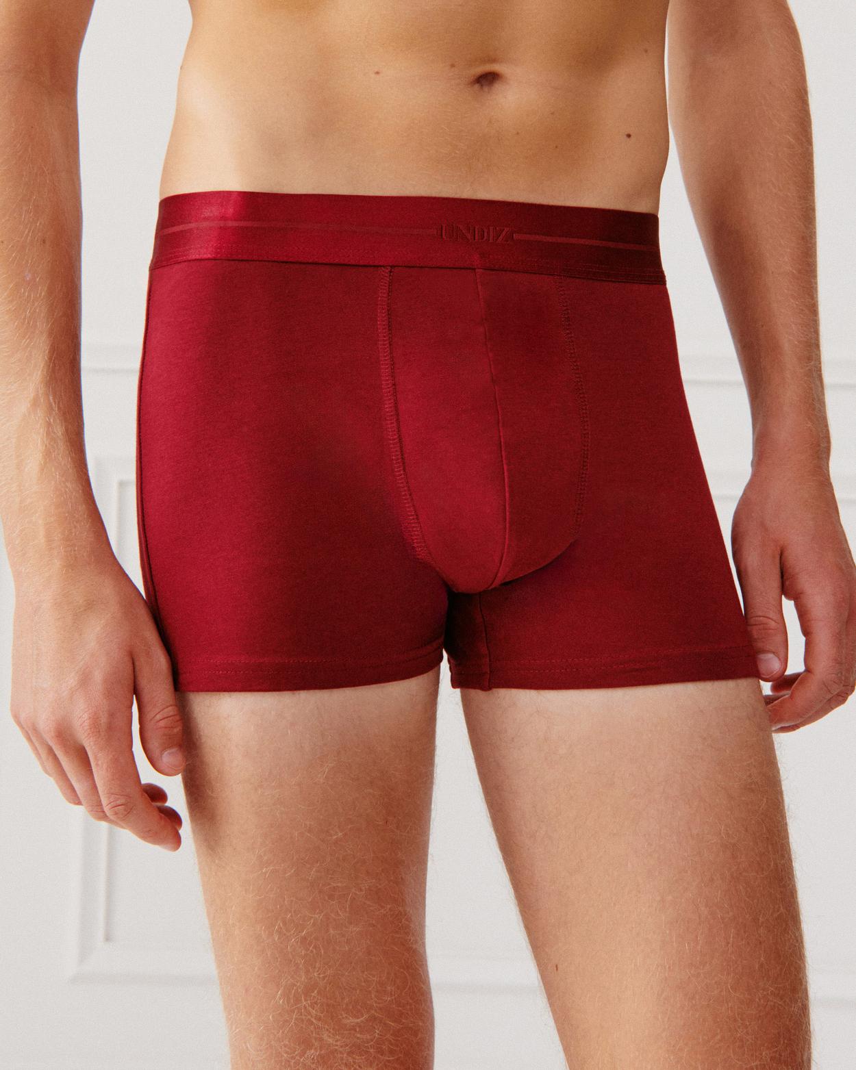 Jersey boxershort met opschrift - L - Undiz