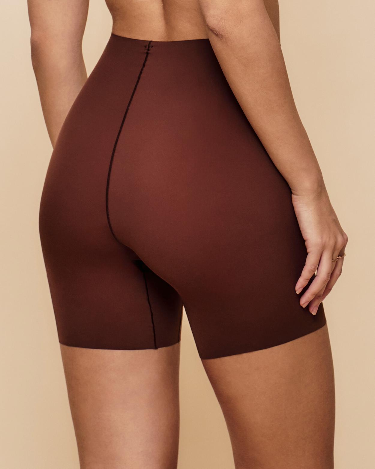 Cycliste microfibre seamless - marron fonce - 2XL - Undiz