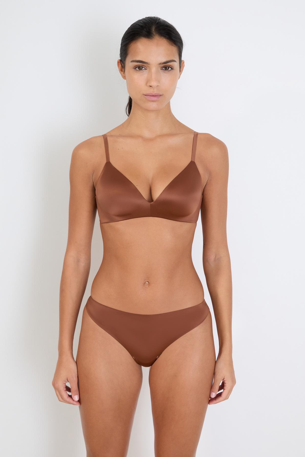 Szorty z satynowej mikrofibry