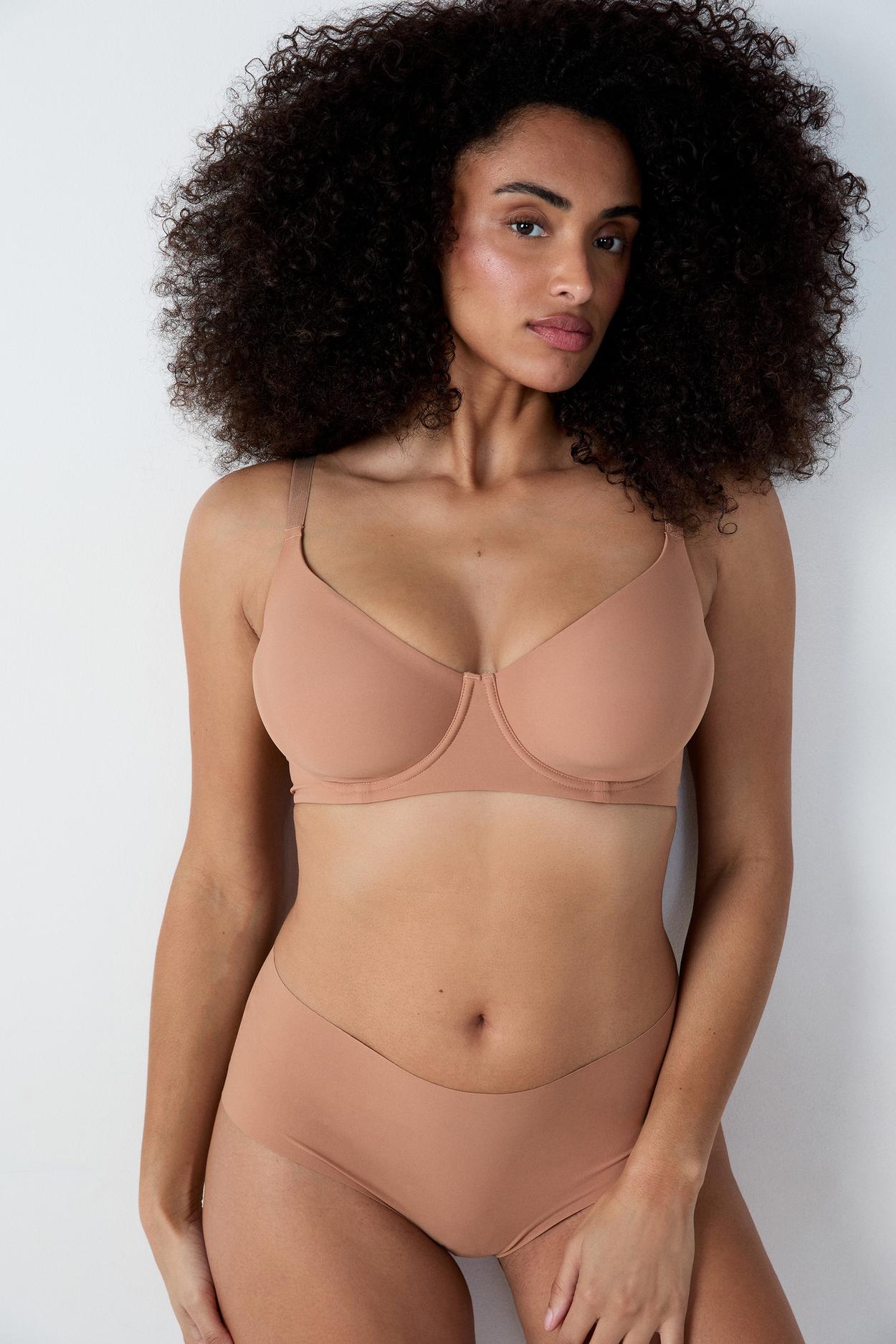 Biustonosz z fiszbinami minimizer efekt -1 rozmiar