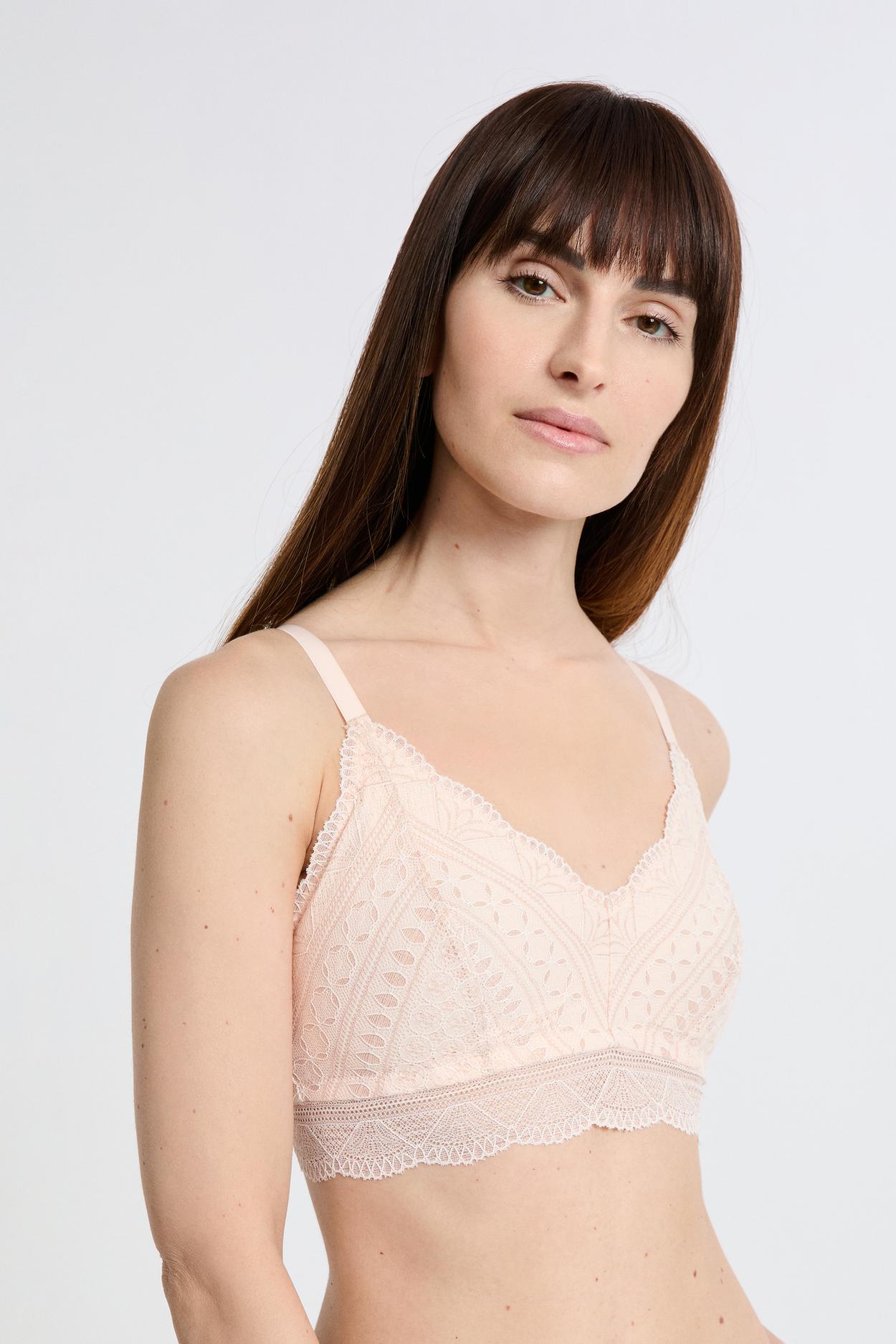 Biustonosz trójkątny po mastektomii bez fiszbin