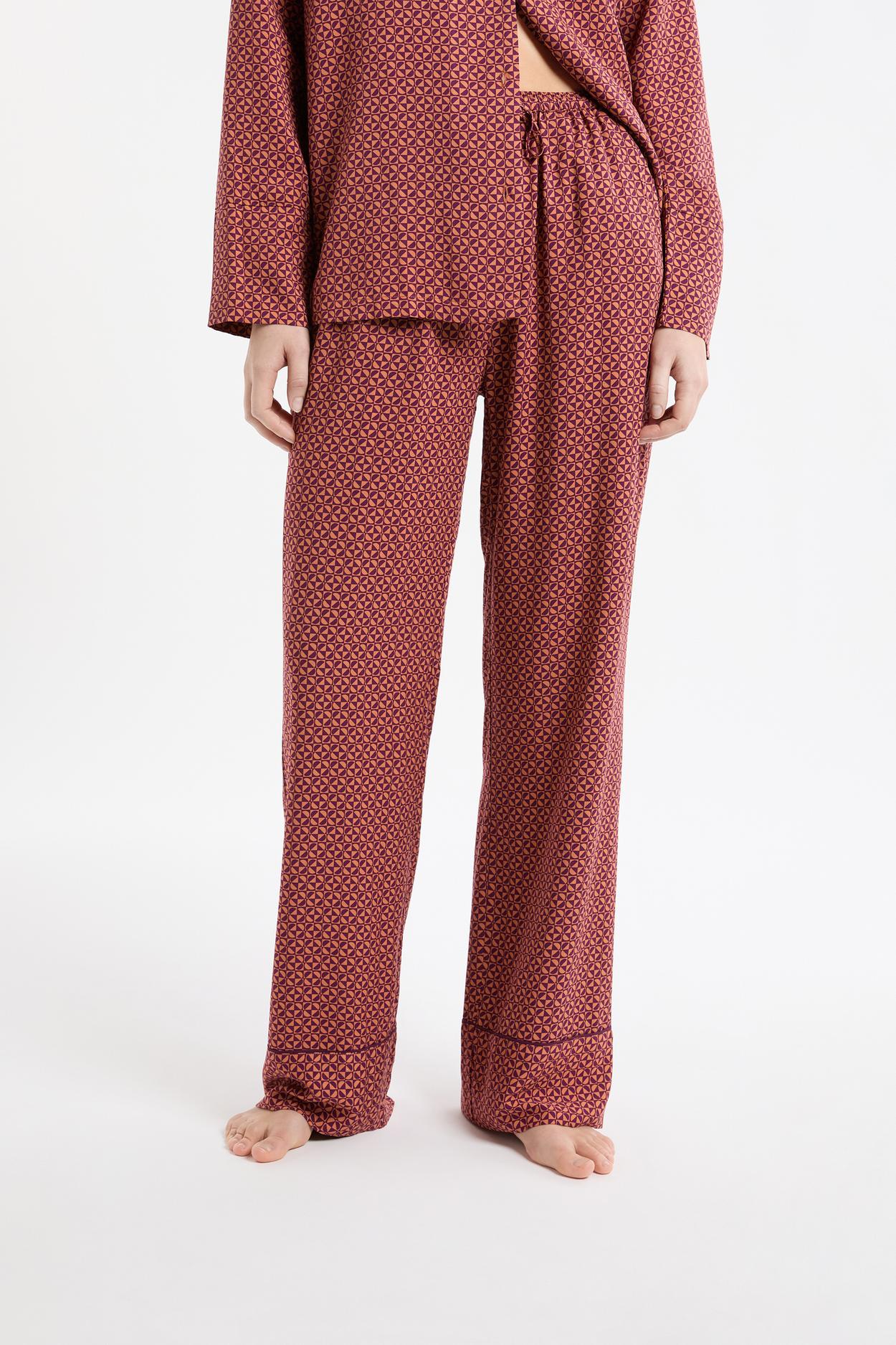 Spodnie piżamowe we wzory