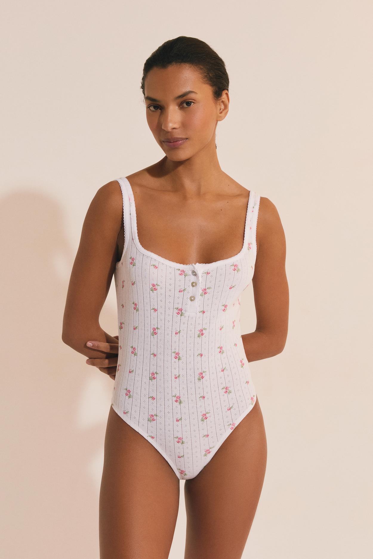 Body z dzianiny pointelle