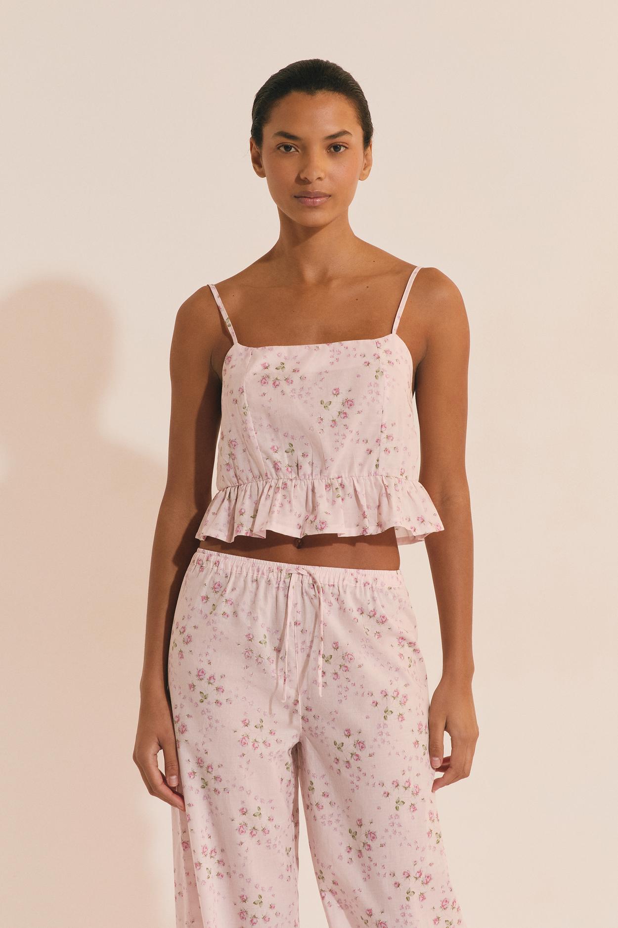 Bawełniany top piżamowy