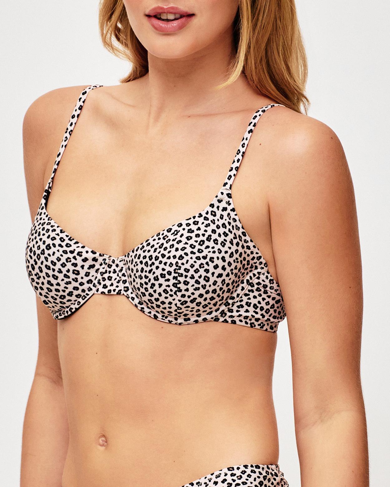 Corbeille - Top de bikini leopardo - 85B - Undiz
