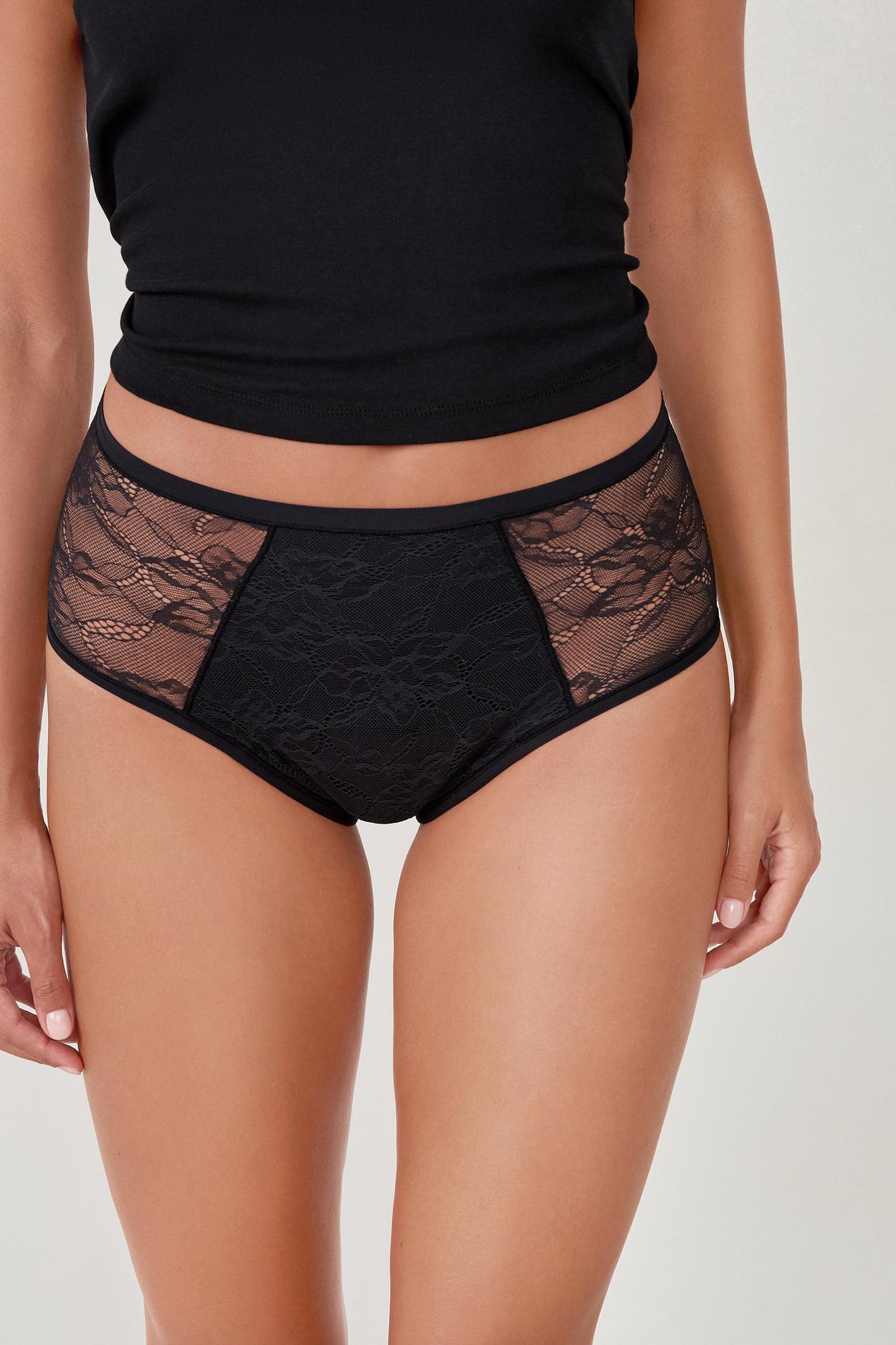 Figi menstruacyjne z wysokim stanem - obfite krwawienie