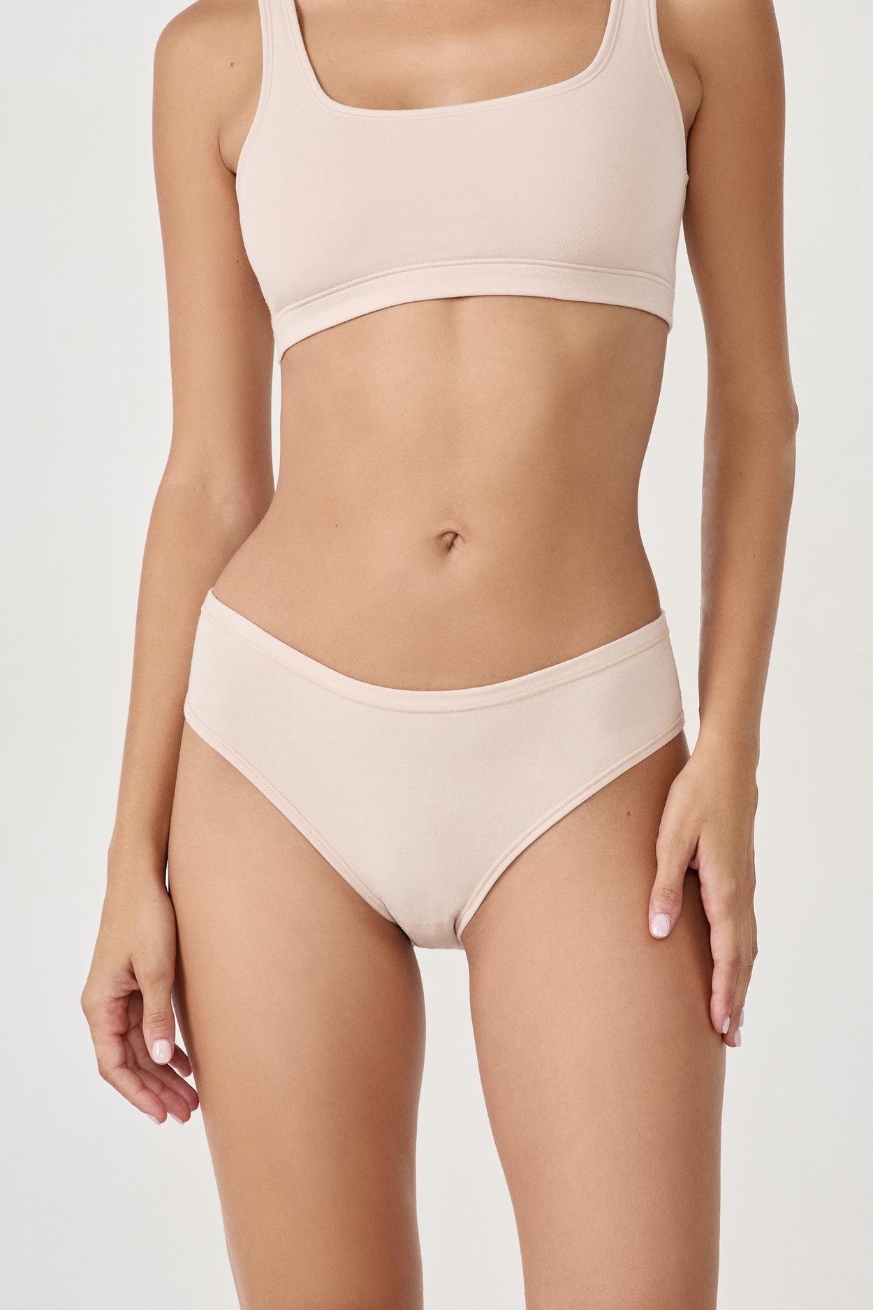 Hipstery z bawełny organicznej ze stretchem