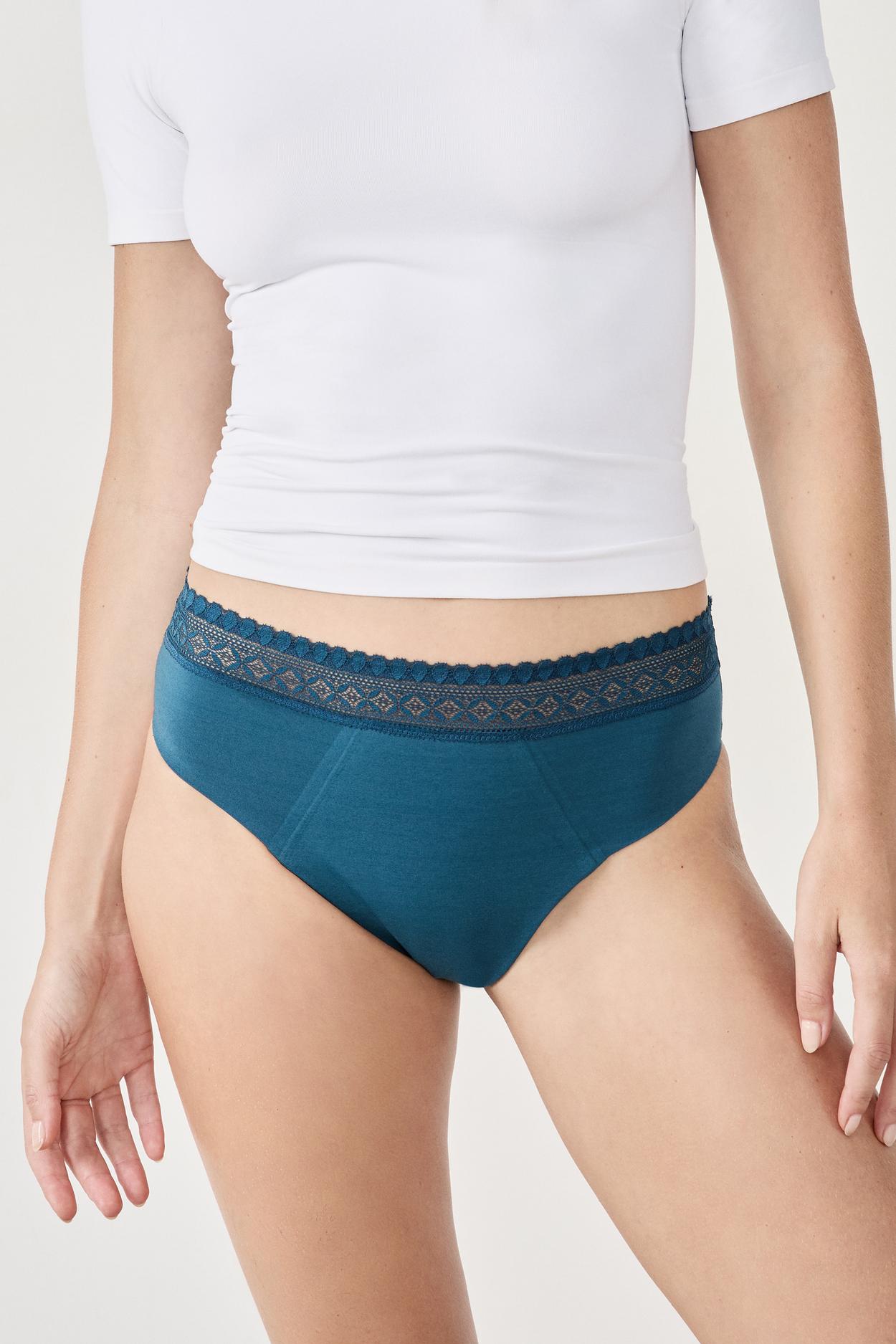 Bawełniane majtki menstruacyjne - obfite krwawienie