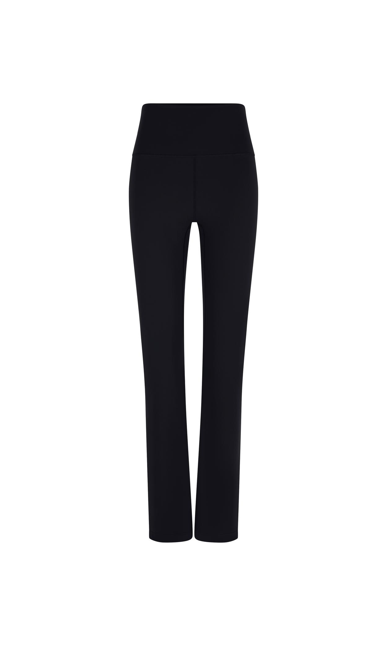Legginsy z szerokimi nogawkami z mikrofibry
