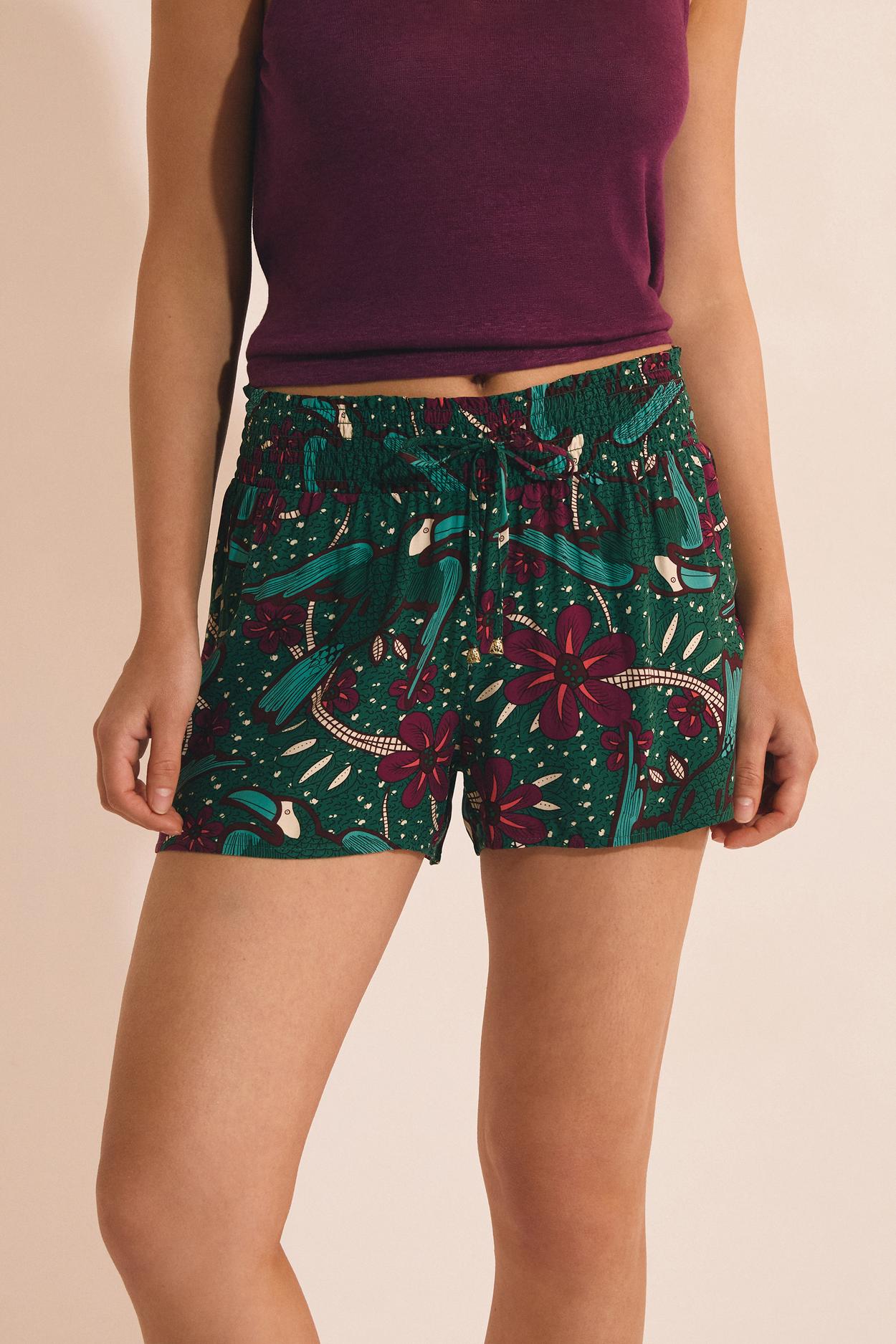 Szorty piżamowe z nadrukiem