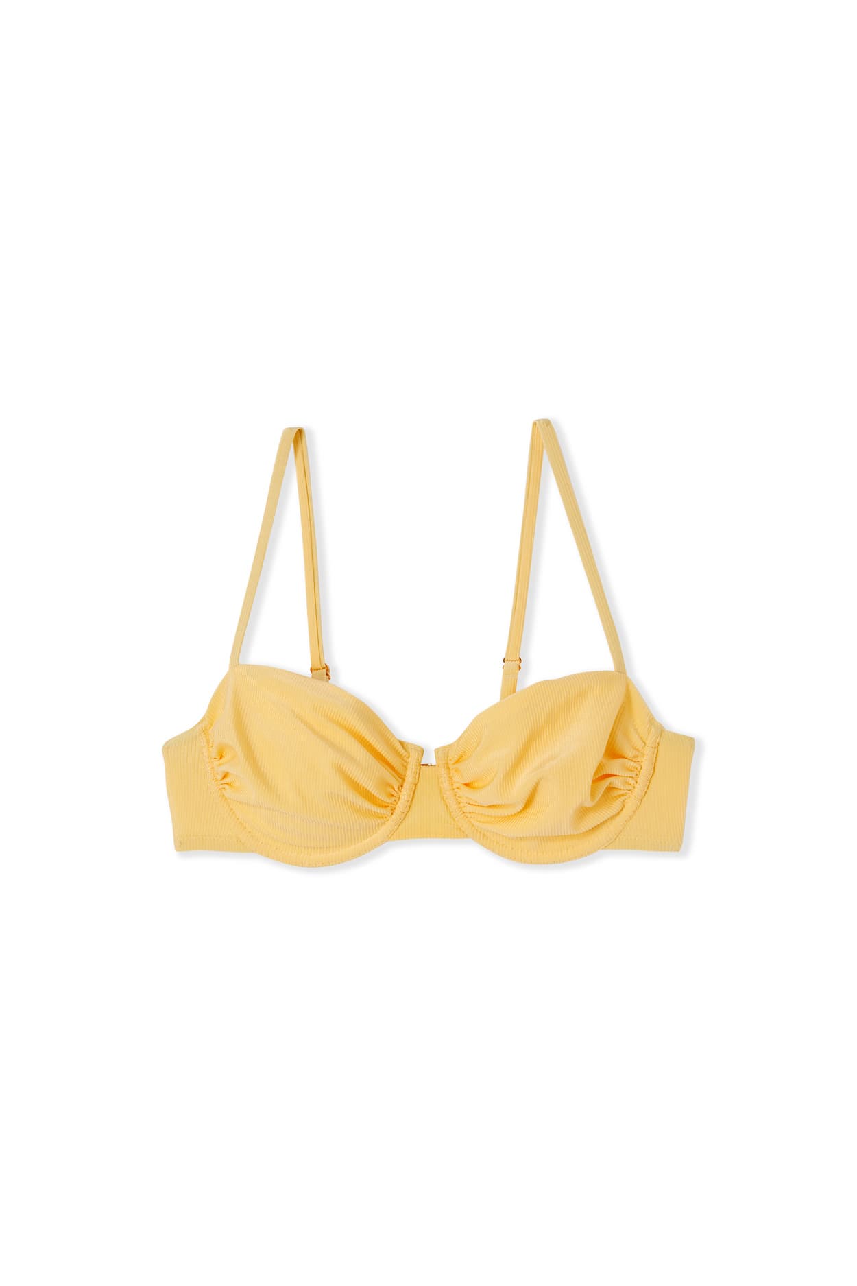 Góra od bikini satynowa ze zdejmowanymi wkładkami